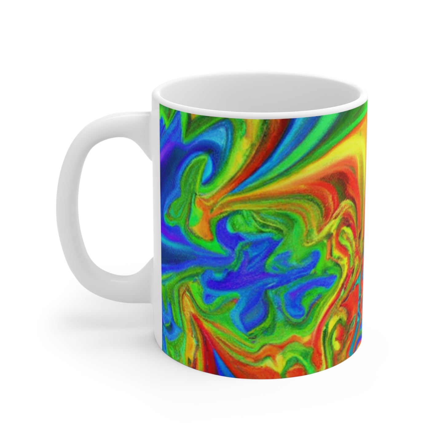 Joyful Java - Psychedelic Coffee Cup Mug 11 Ounce