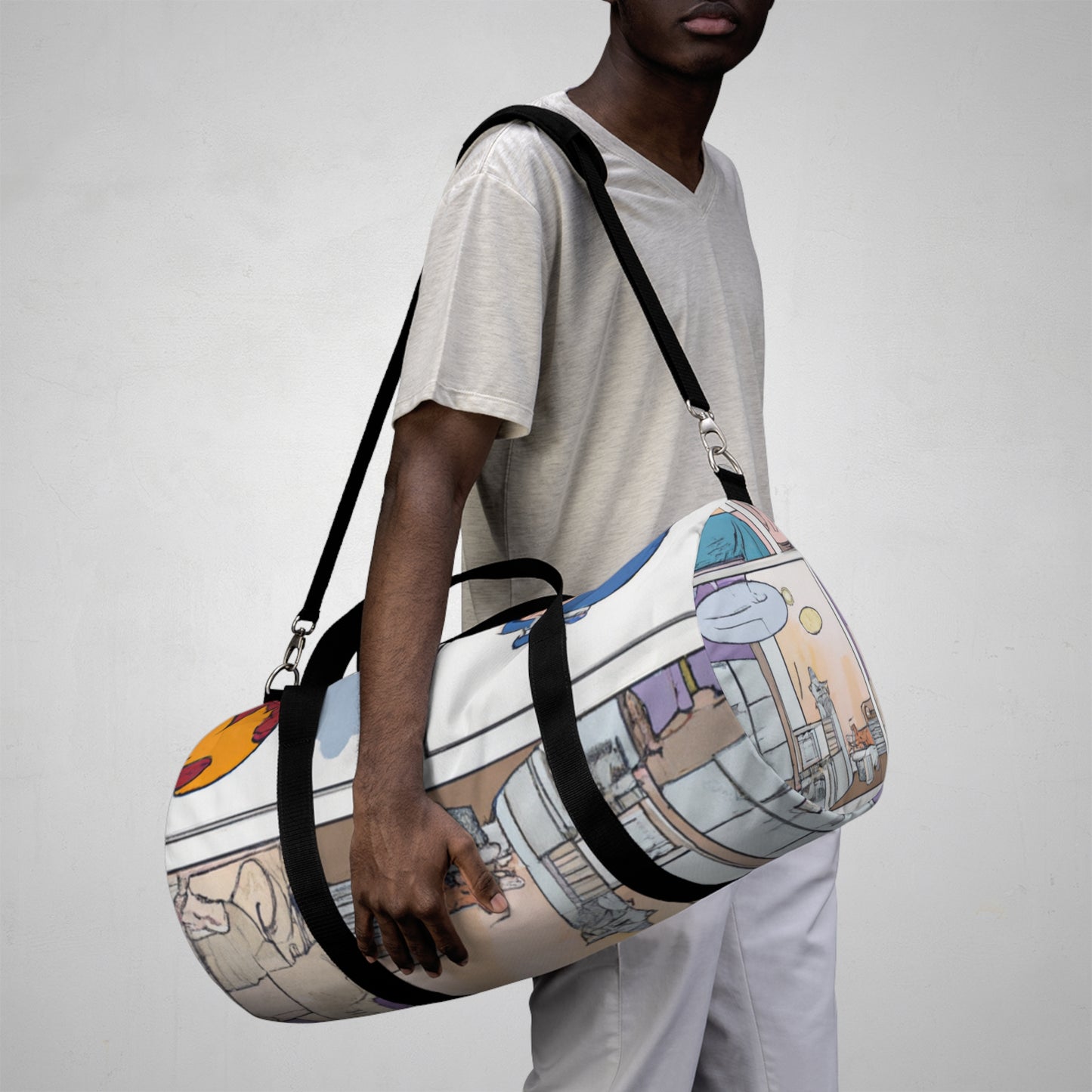 Leopold Finsterhausen - Comic Book Duffel Bag