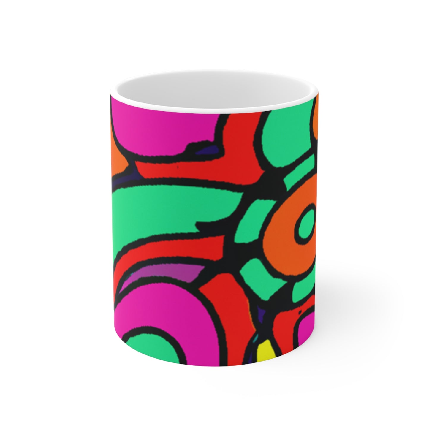 .

Joyce's Vintage Roasts - Psychedelic Coffee Cup Mug 11 Ounce