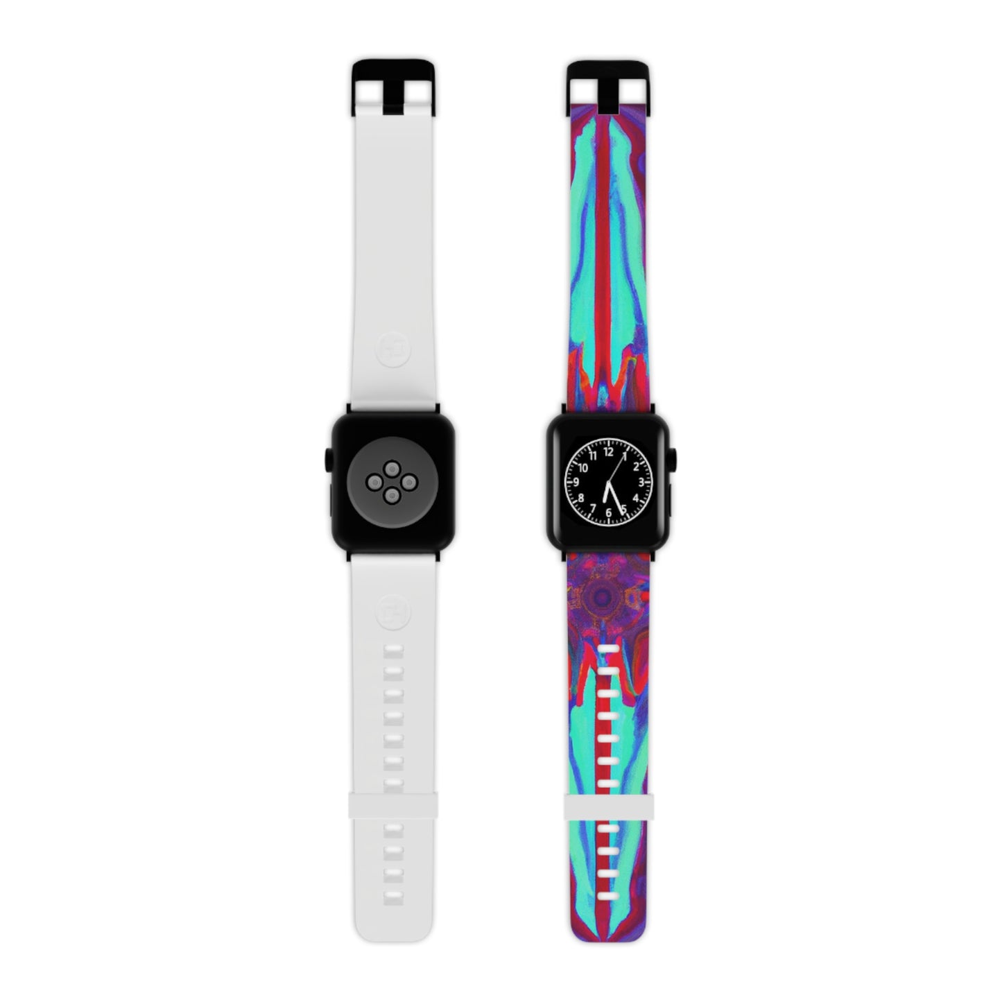 Hector Mueller - Trippy Hippy Boho Psychedelic Apple Wrist Watch Band