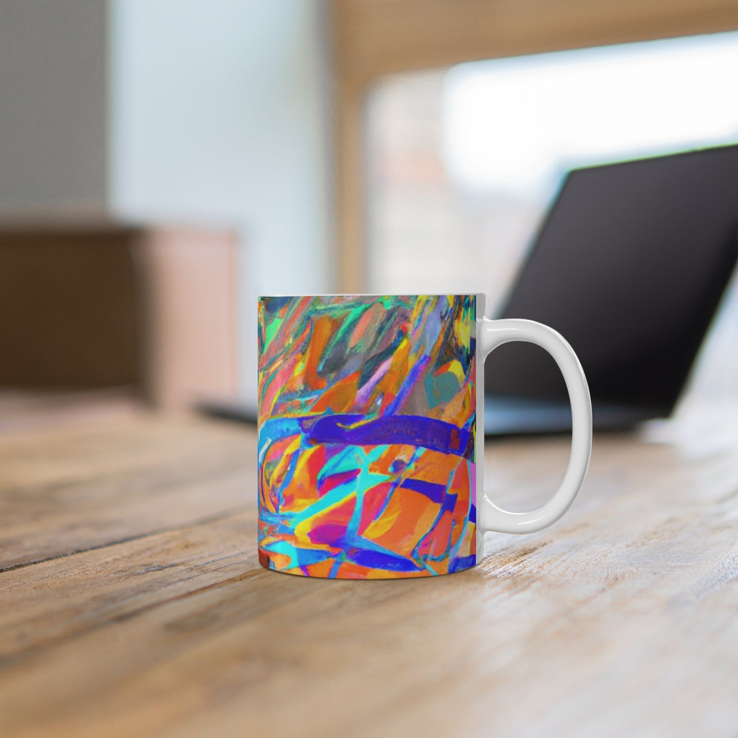 Eddison's Exquisite Espresso - Psychedelic Coffee Cup Mug 11 Ounce