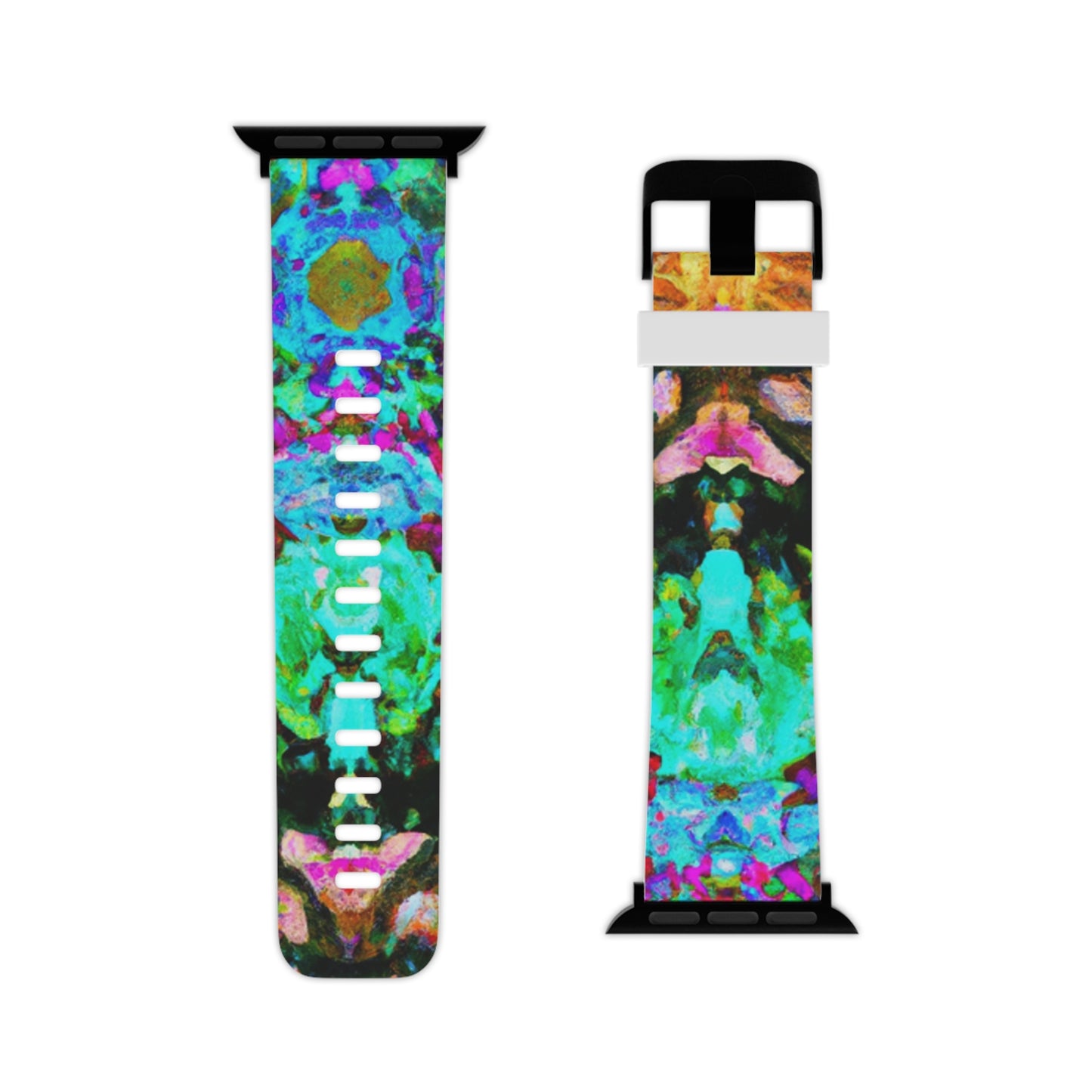 Nelson Glenfilded - Trippy Hippy Boho Psychedelic Apple Wrist Watch Band