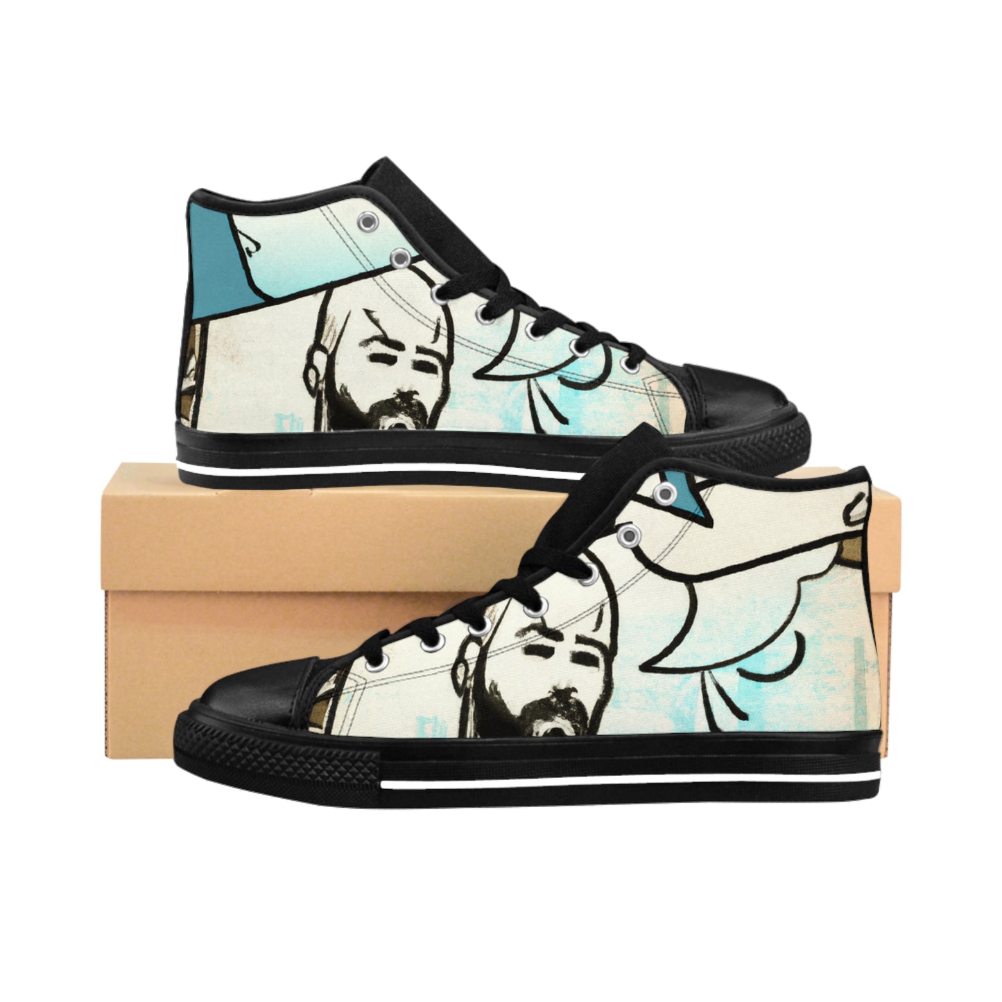 .

Gisla the ShoeSmith - Comic Book Hi Tops