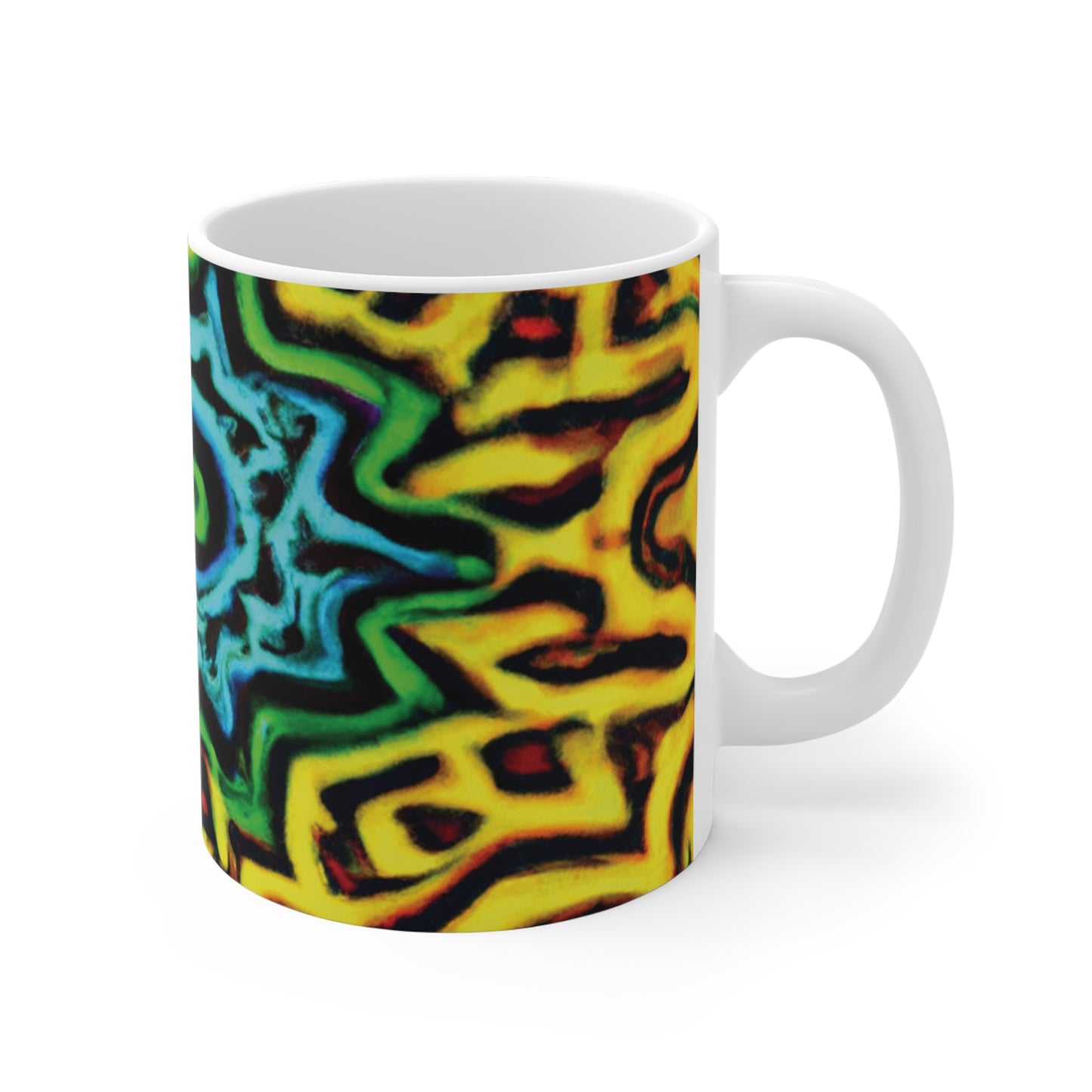 Alton's Aromatic Antidotes - Psychedelic Coffee Cup Mug 11 Ounce