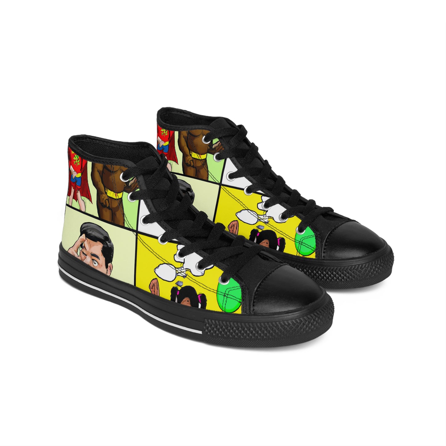 .

Rofeyya de Luca - Comic Book Hi Tops