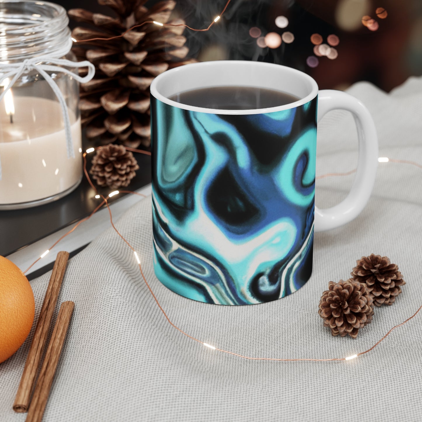 Victor's Café Blend - Psychedelic Coffee Cup Mug 11 Ounce