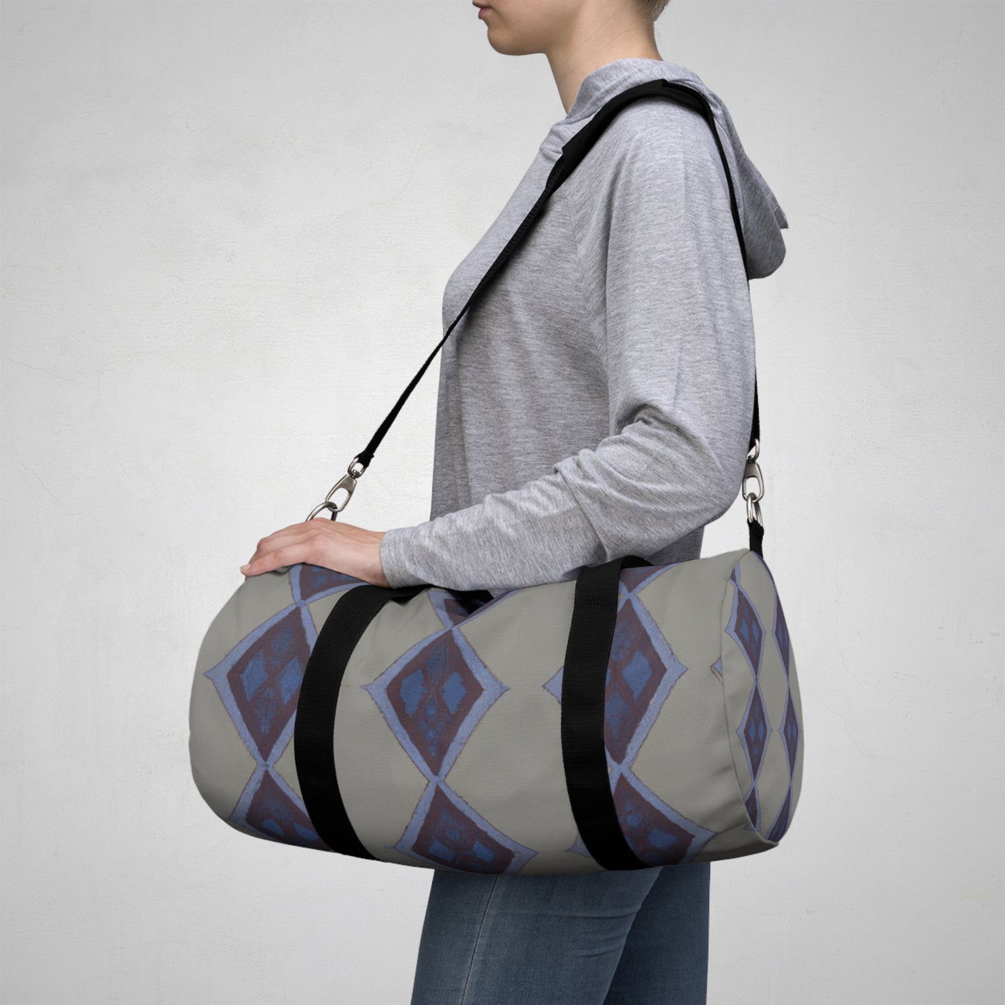 Ada Lovelace-Knapsack - Geometric Pattern Duffel Travel Gym Luggage Bag