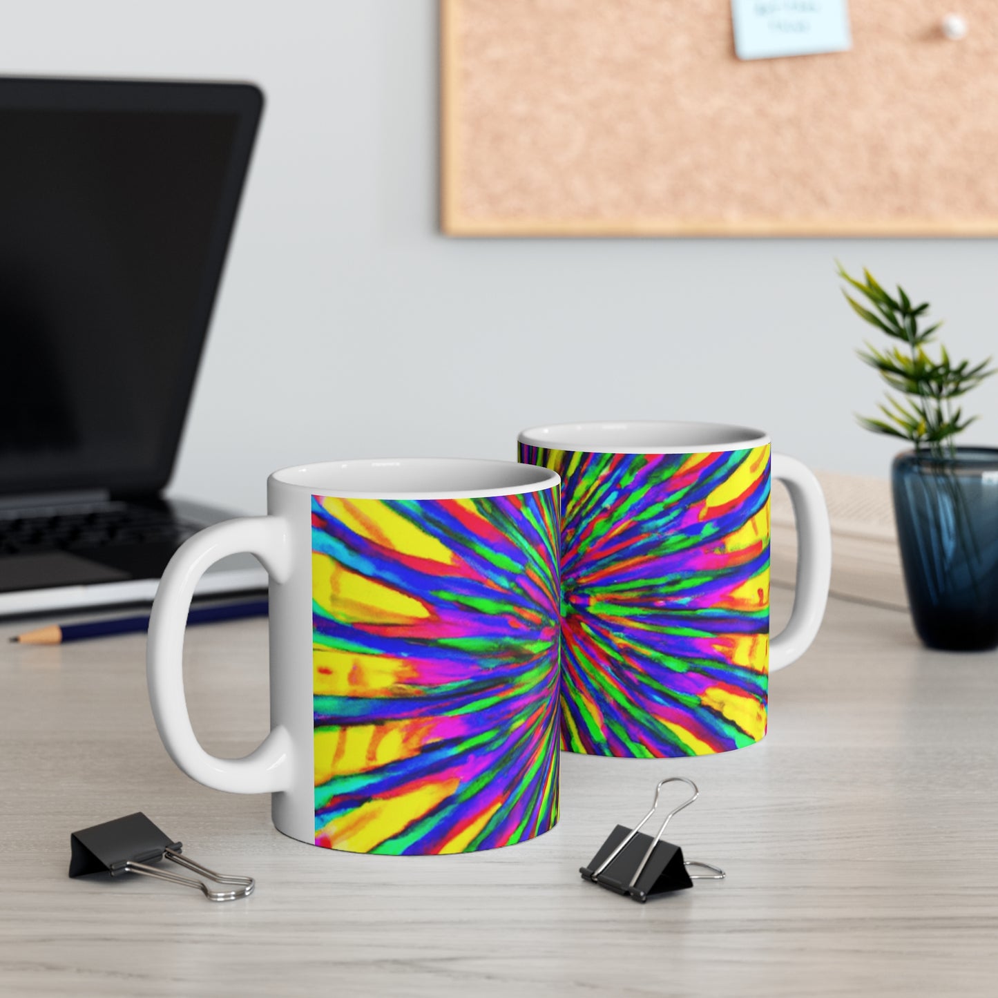 Dulcie's Java - Psychedelic Coffee Cup Mug 11 Ounce