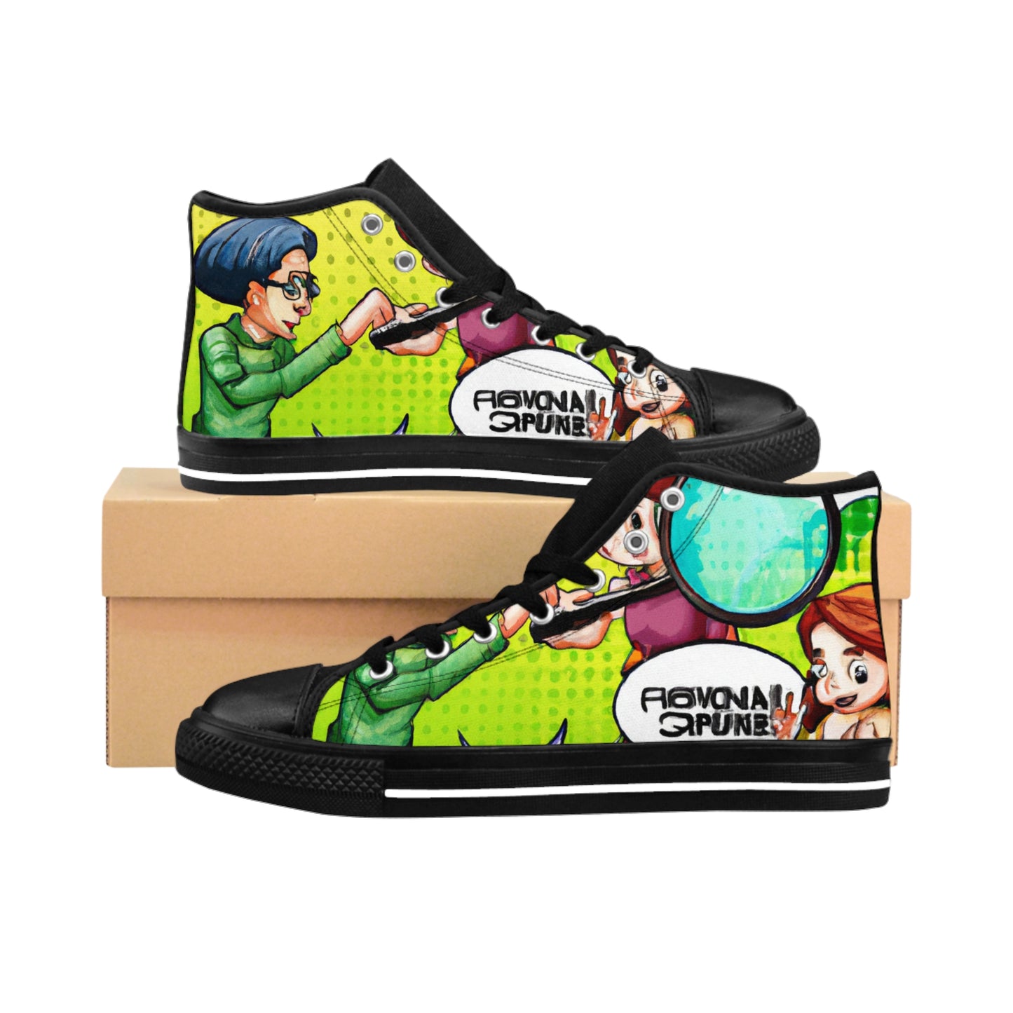 Gervais le Tailleur - Comic Book Hi Tops