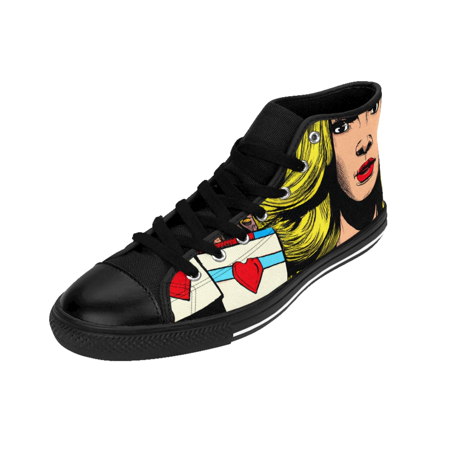 Sir Emanuell de la Suede - Comic Book Hi Tops