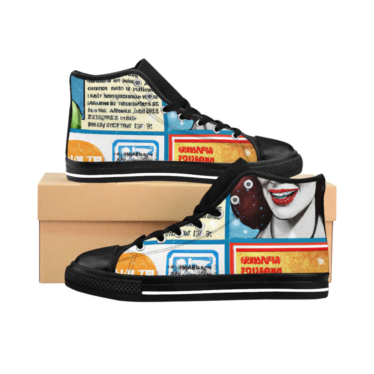 .

Girart Footwear - Comic Book Hi Tops