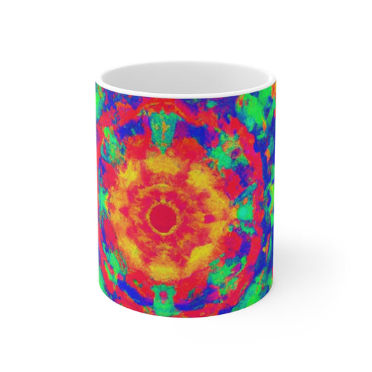 Jack's Retro Roasted Coffee - Psychedelic Coffee Cup Mug 11 Ounce