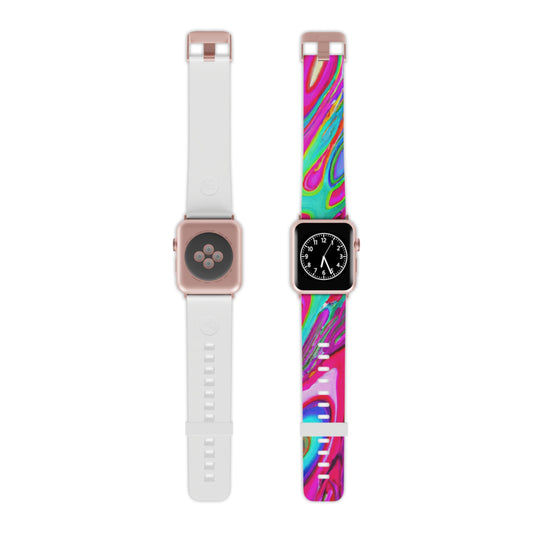 Friedrich Vogeler - Trippy Hippy Boho Psychedelic Apple Wrist Watch Band