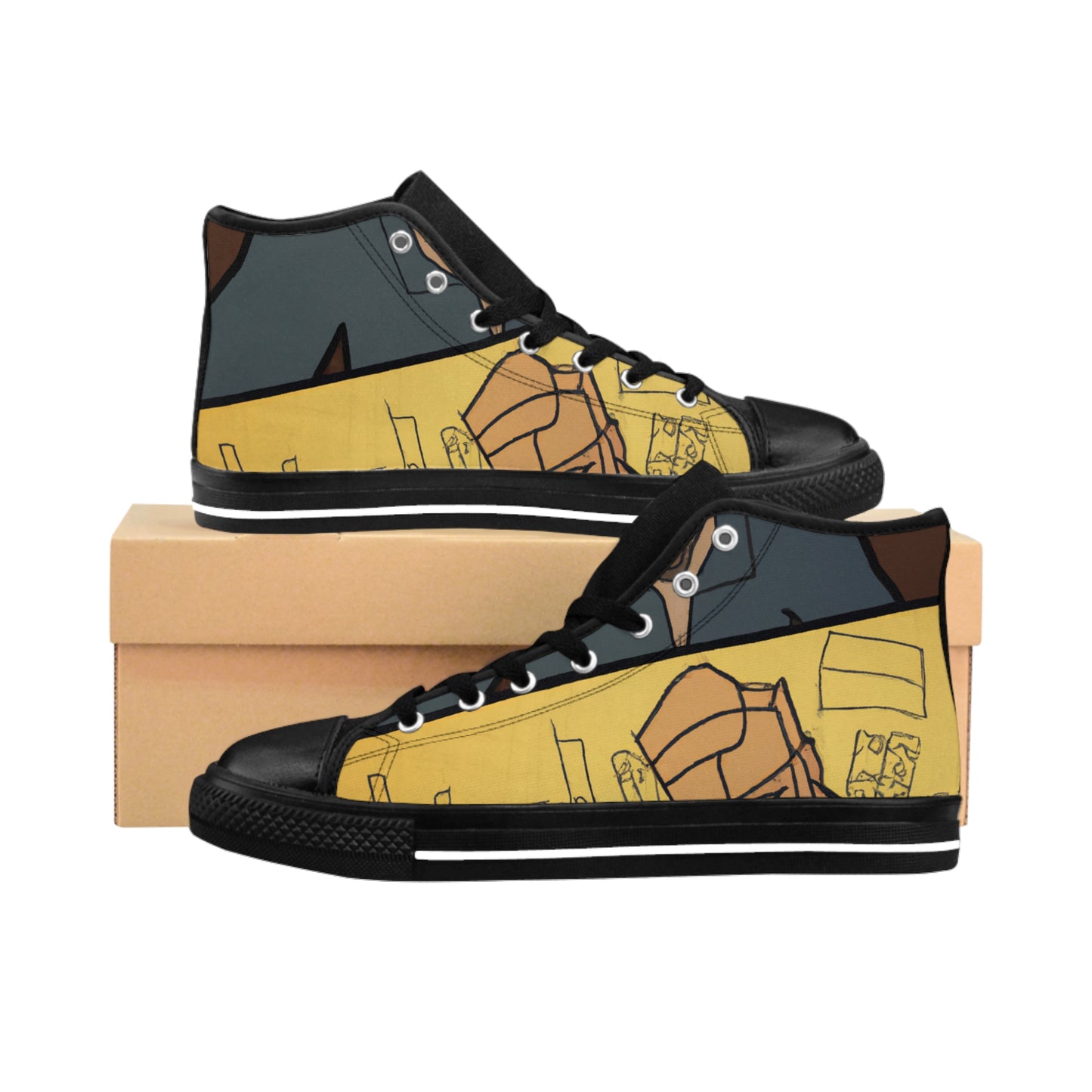 .

Samuela le Sacerdotese - Comic Book Hi Tops