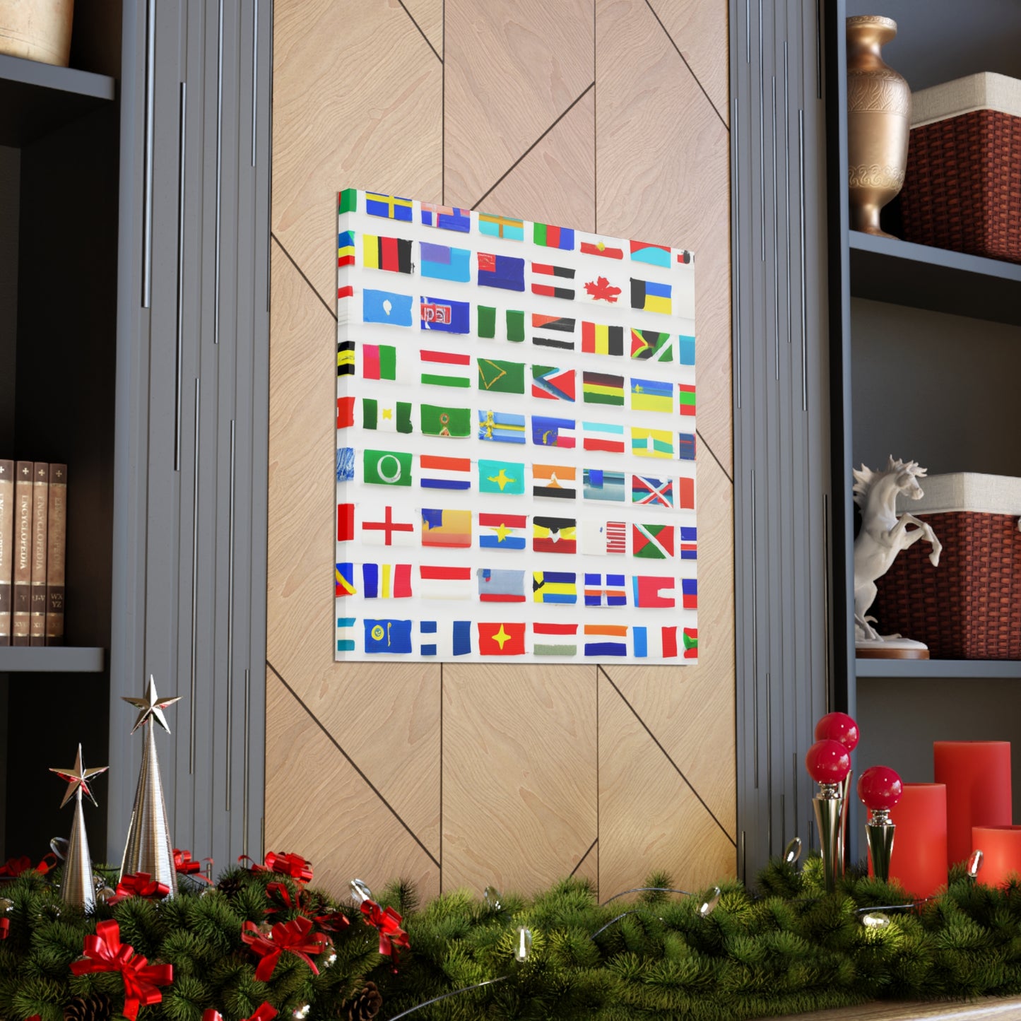 .

Richard Highfield - Flags Of The World Canvas Wall Art