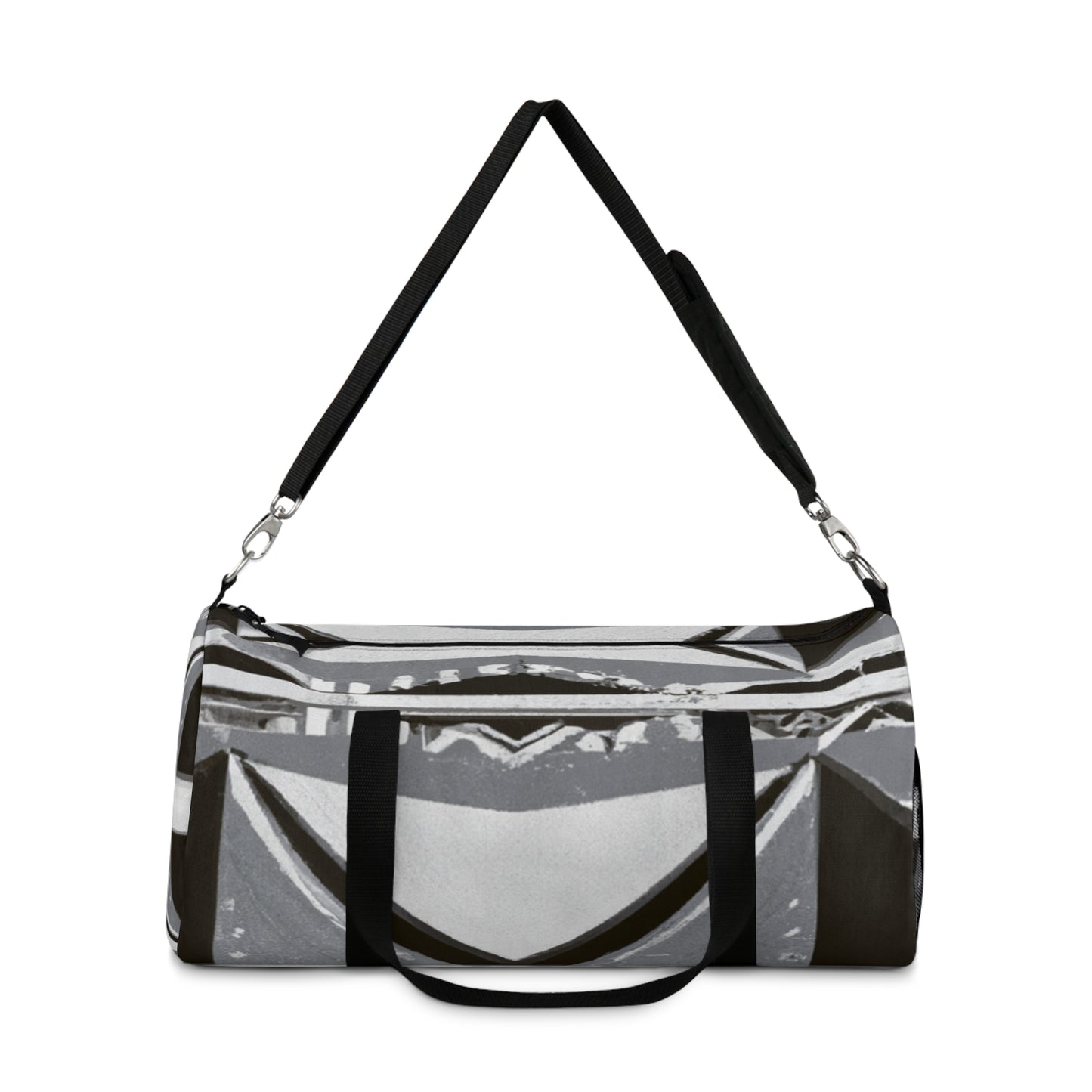 Hortense Haversmith - Geometric Pattern Duffel Travel Gym Luggage Bag