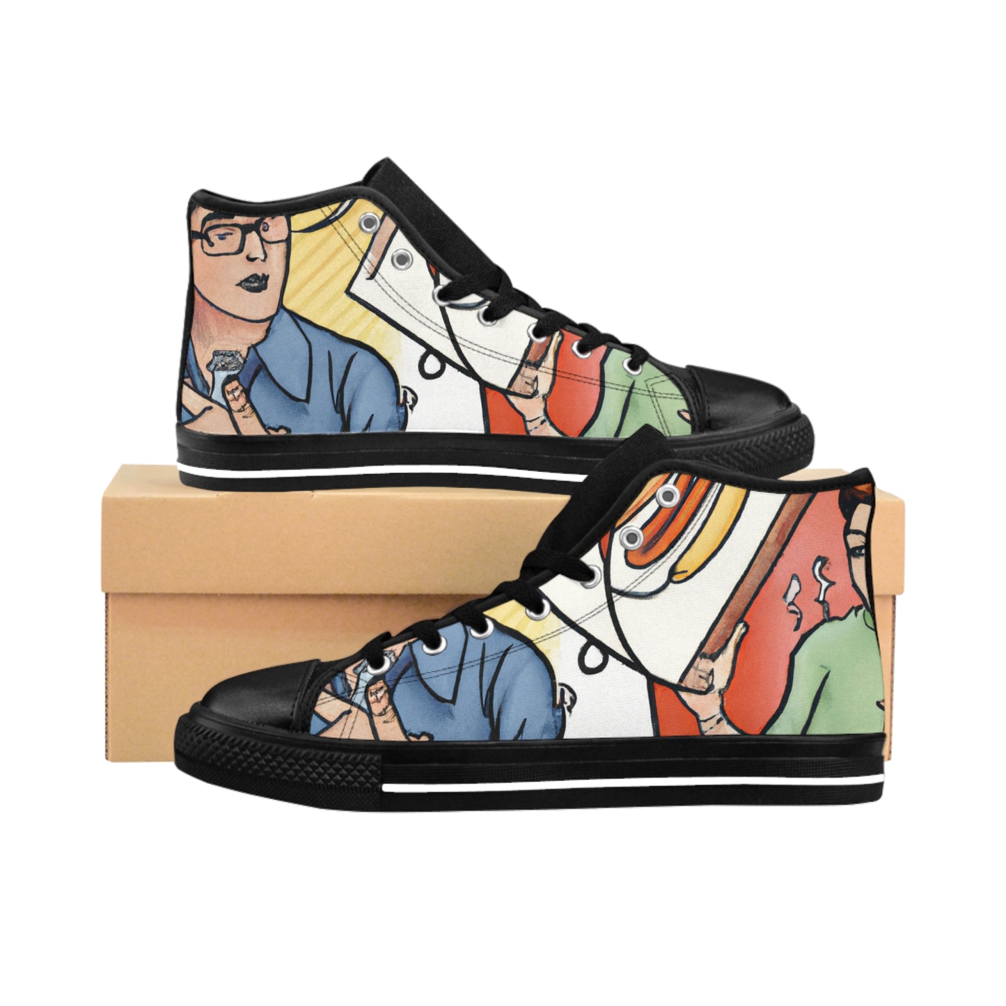 .

Theodosia the Shoemaker - Comic Book Hi Tops