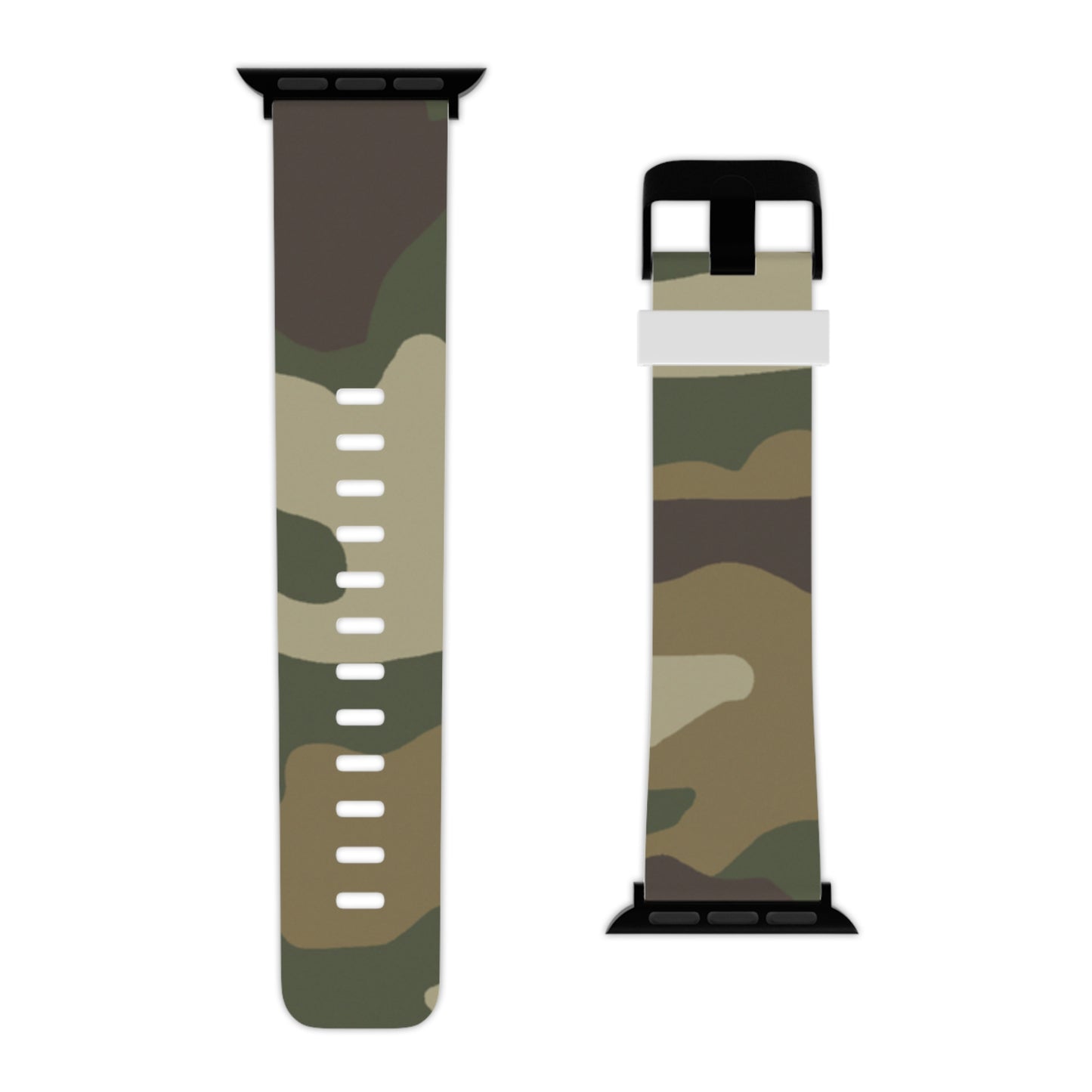 Ophelia Foulkehurst - Camouflage Apple Wrist Watch Band