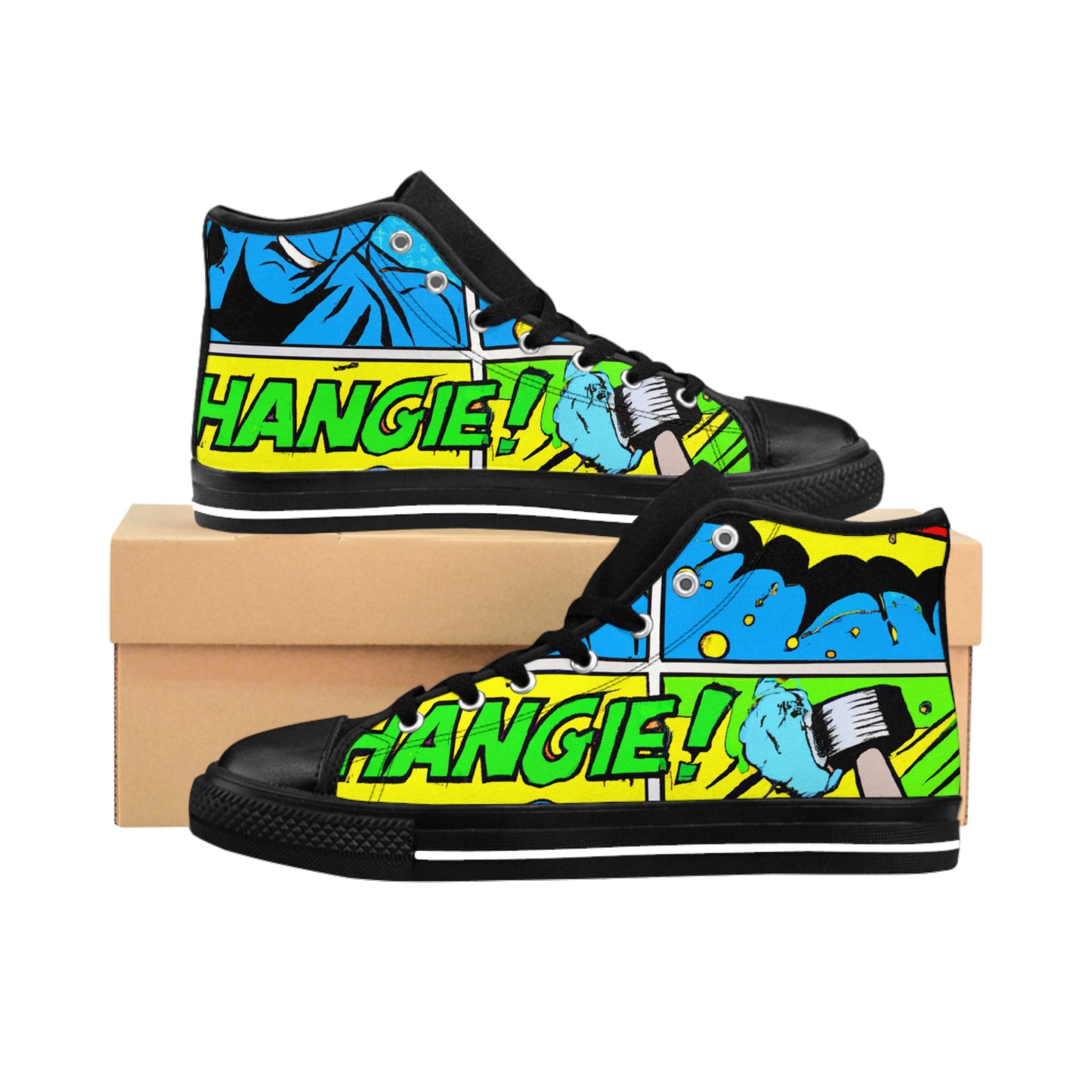 .

Elizabeta the Shoemaker - Comic Book Hi Tops