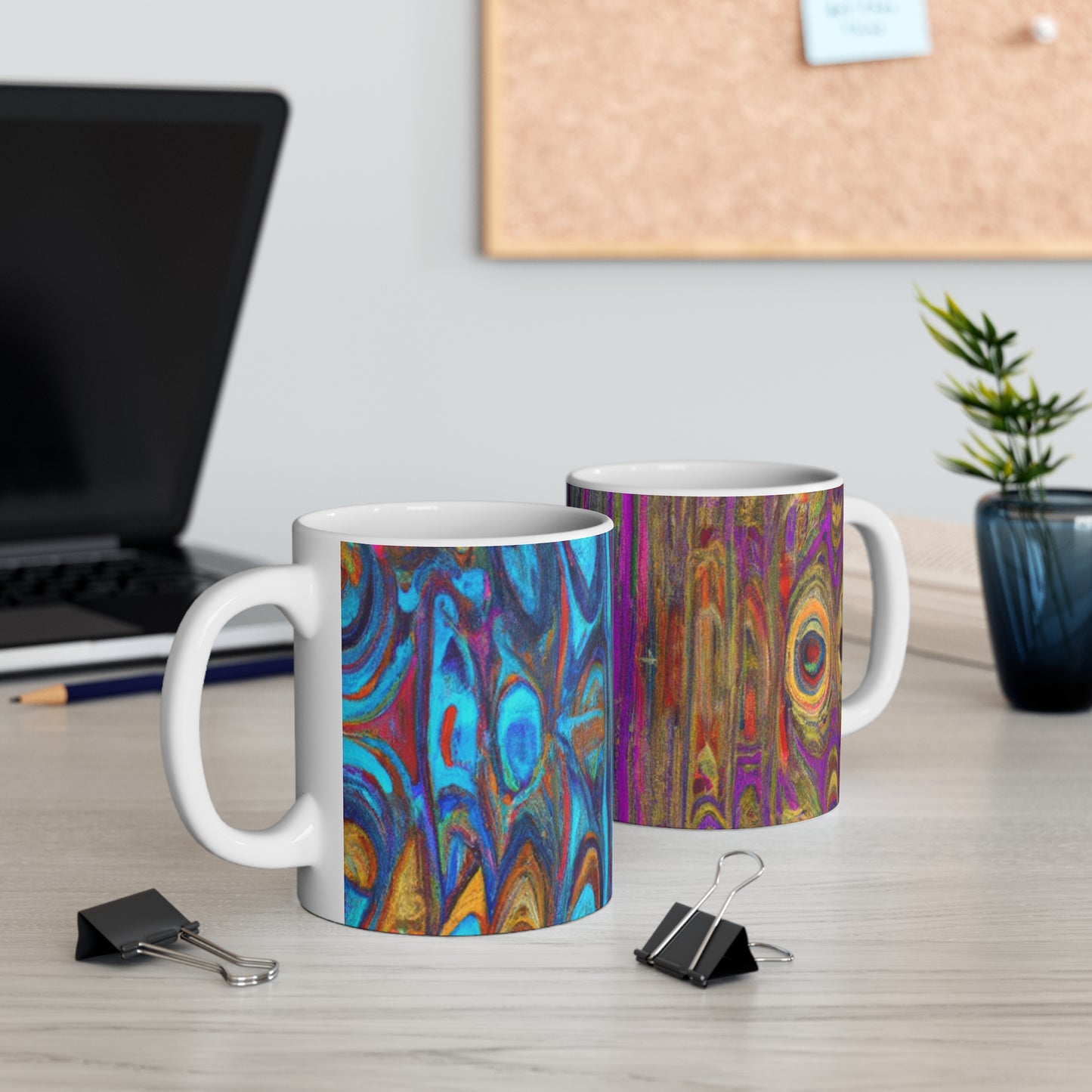 .

Mabel's Morning Brew - Psychedelic Coffee Cup Mug 11 Ounce