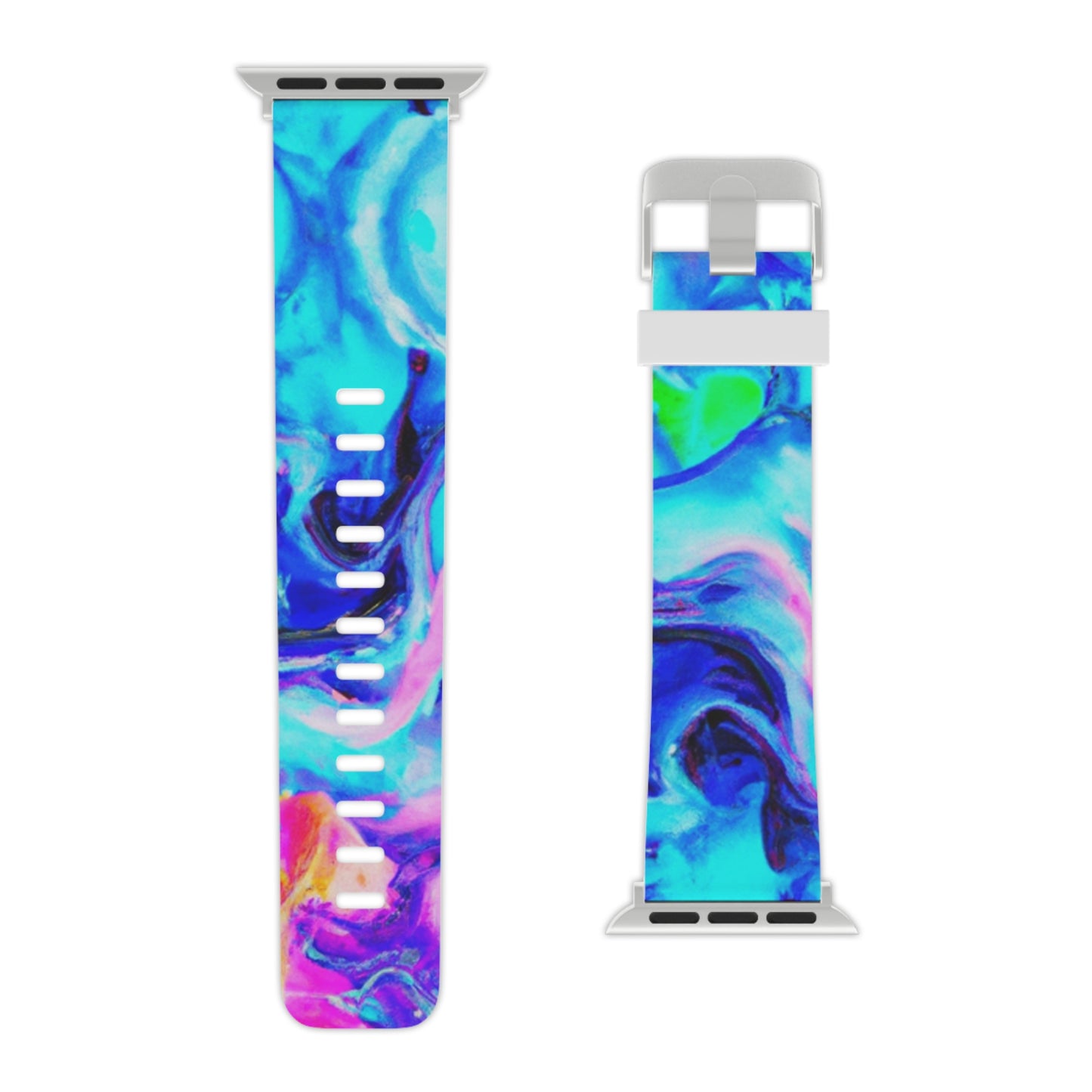 Olivia Rutherford - Trippy Hippy Boho Psychedelic Apple Wrist Watch Band