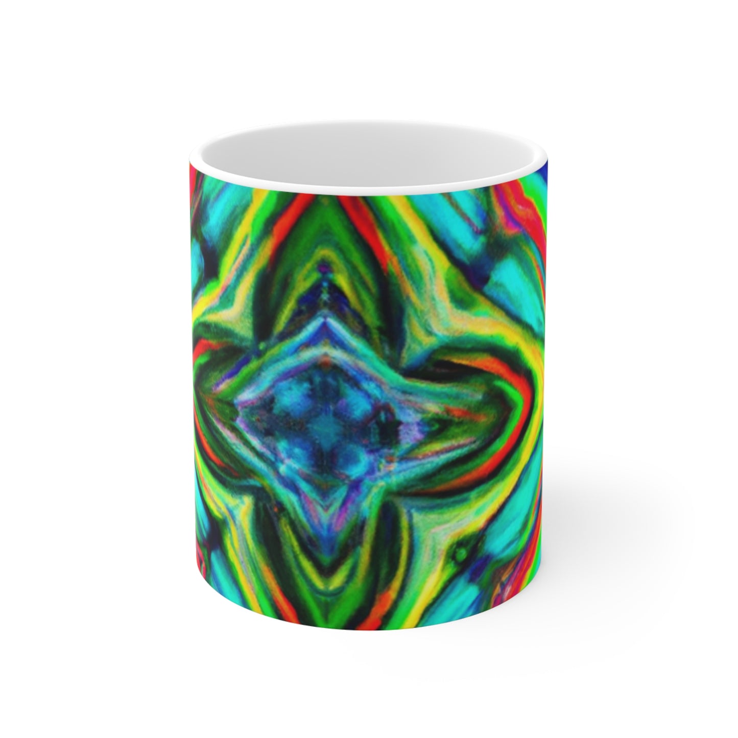 Clayton's Classic Coffee - Psychedelic Coffee Cup Mug 11 Ounce