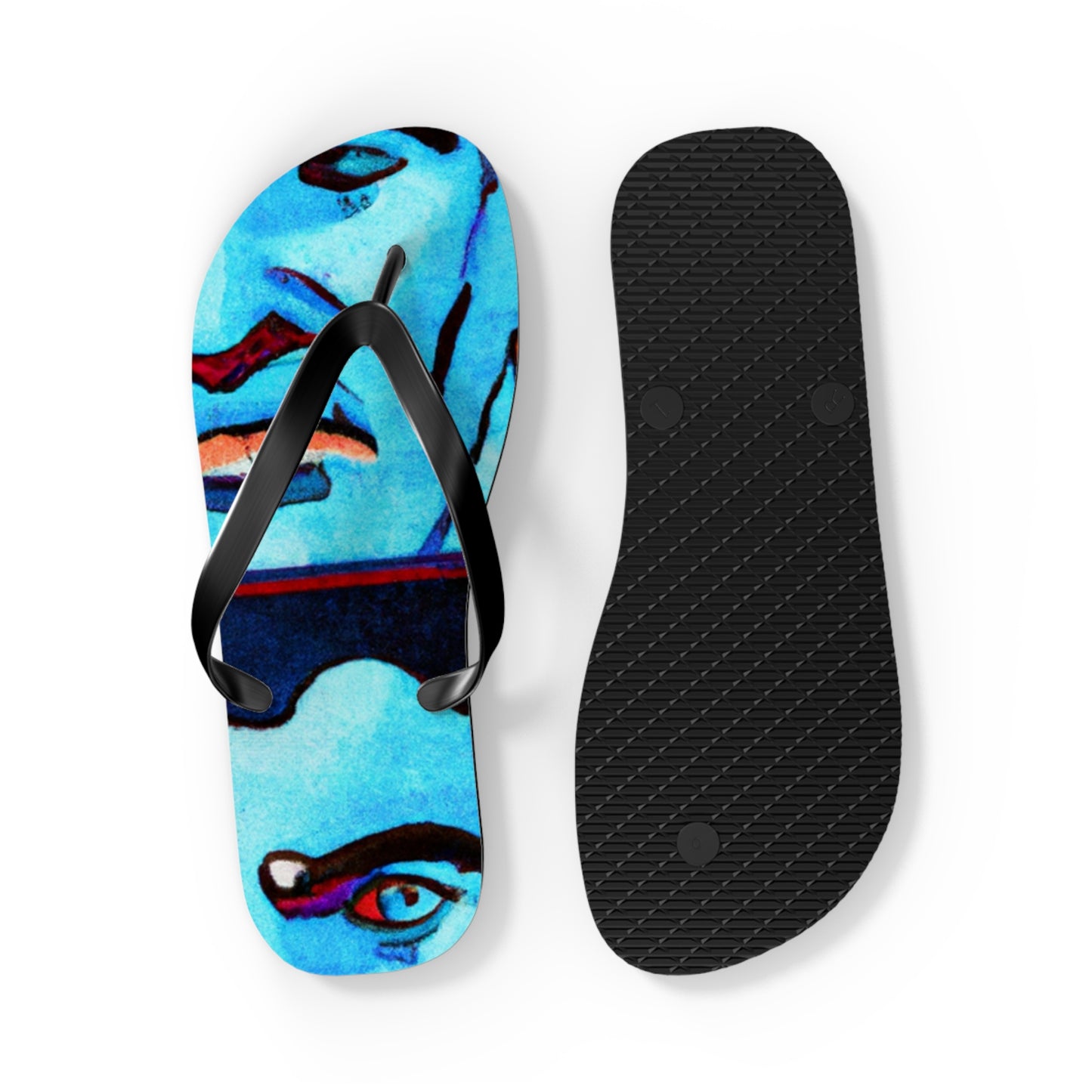 Dark Demigod Crusader - Comics Collector Flip Flop Beach Sandals