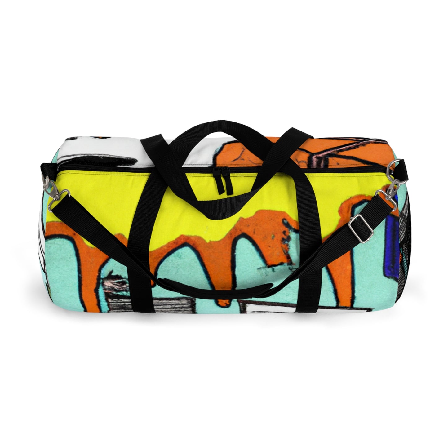 Luxantonio Burberry - Comic Book Duffel Bag