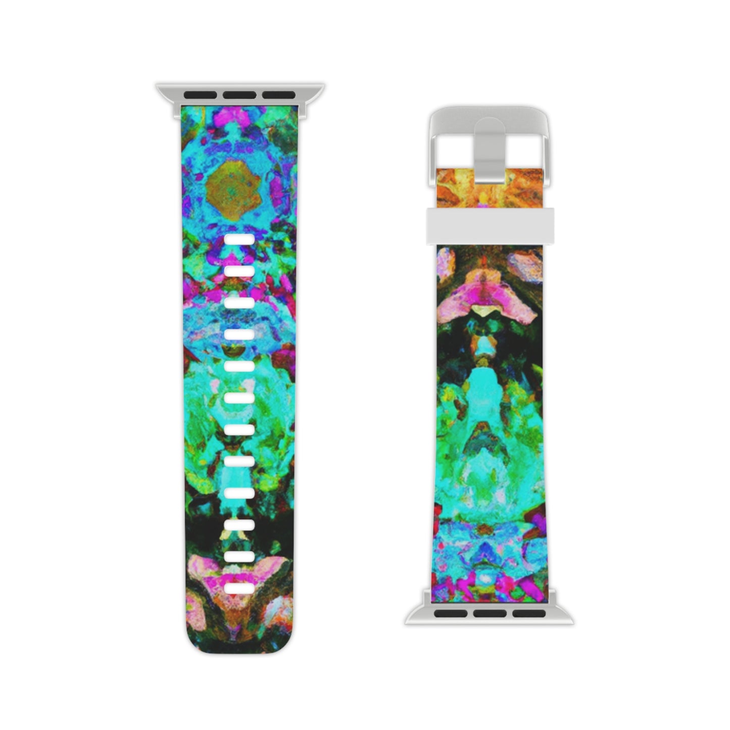 Nelson Glenfilded - Trippy Hippy Boho Psychedelic Apple Wrist Watch Band