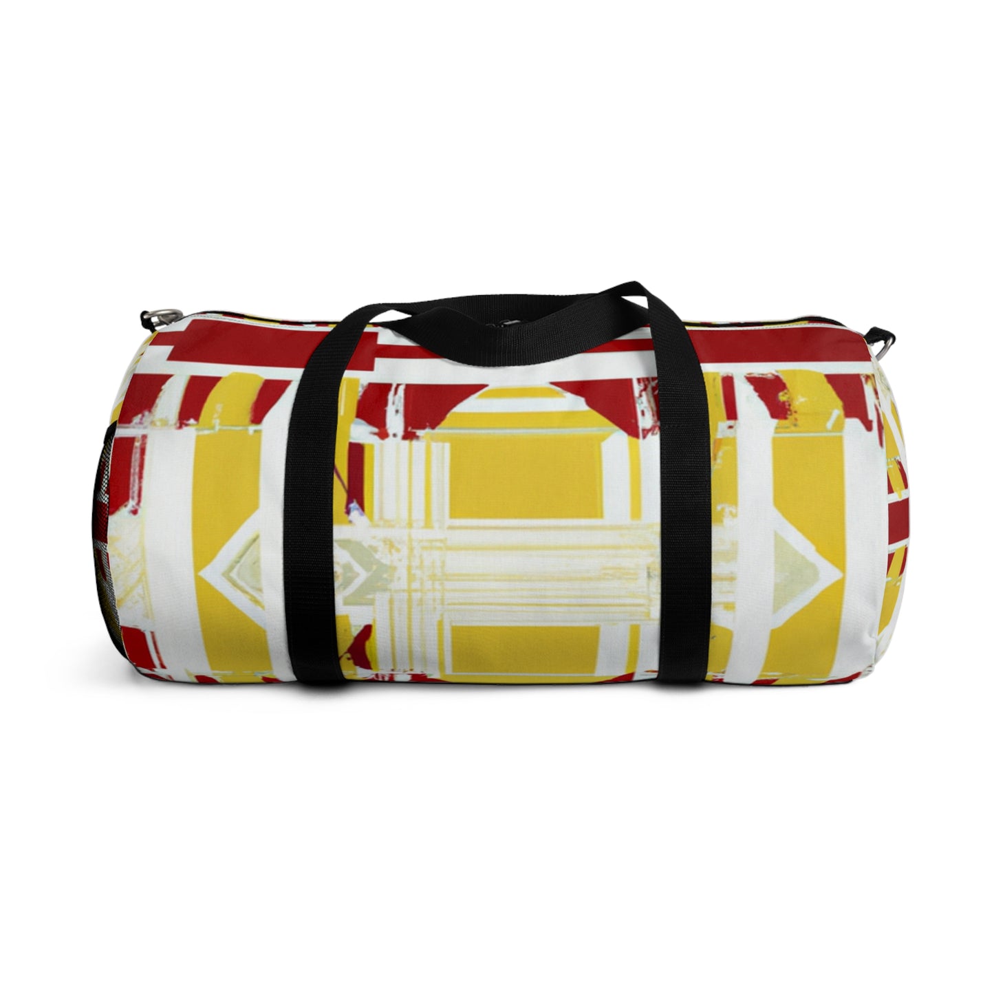 Herberta Longskirt - Geometric Pattern Duffel Travel Gym Luggage Bag