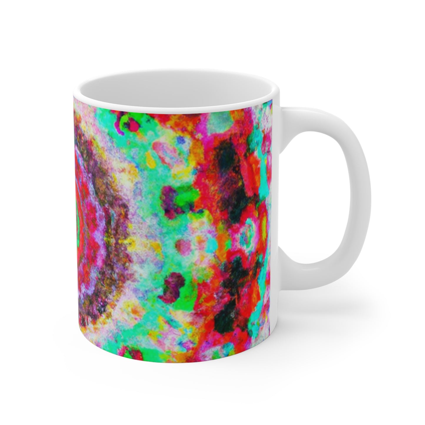 Folgers Maxwell Coffee - Psychedelic Coffee Cup Mug 11 Ounce