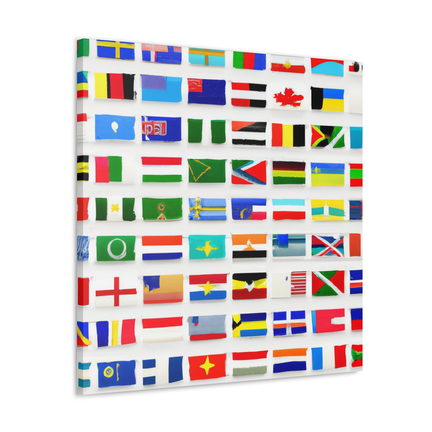 .

Richard Highfield - Flags Of The World Canvas Wall Art