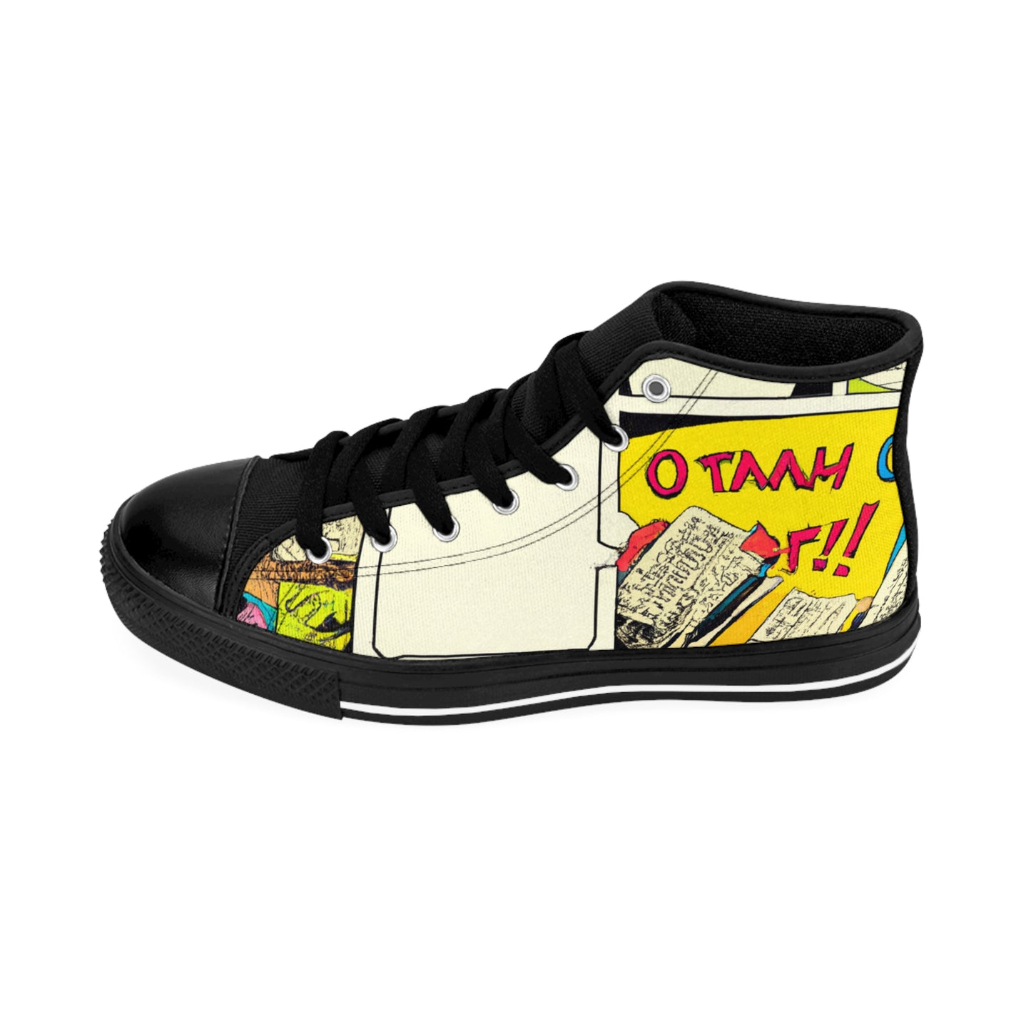 Agathos the ShoeMaker - Comic Book Hi Tops