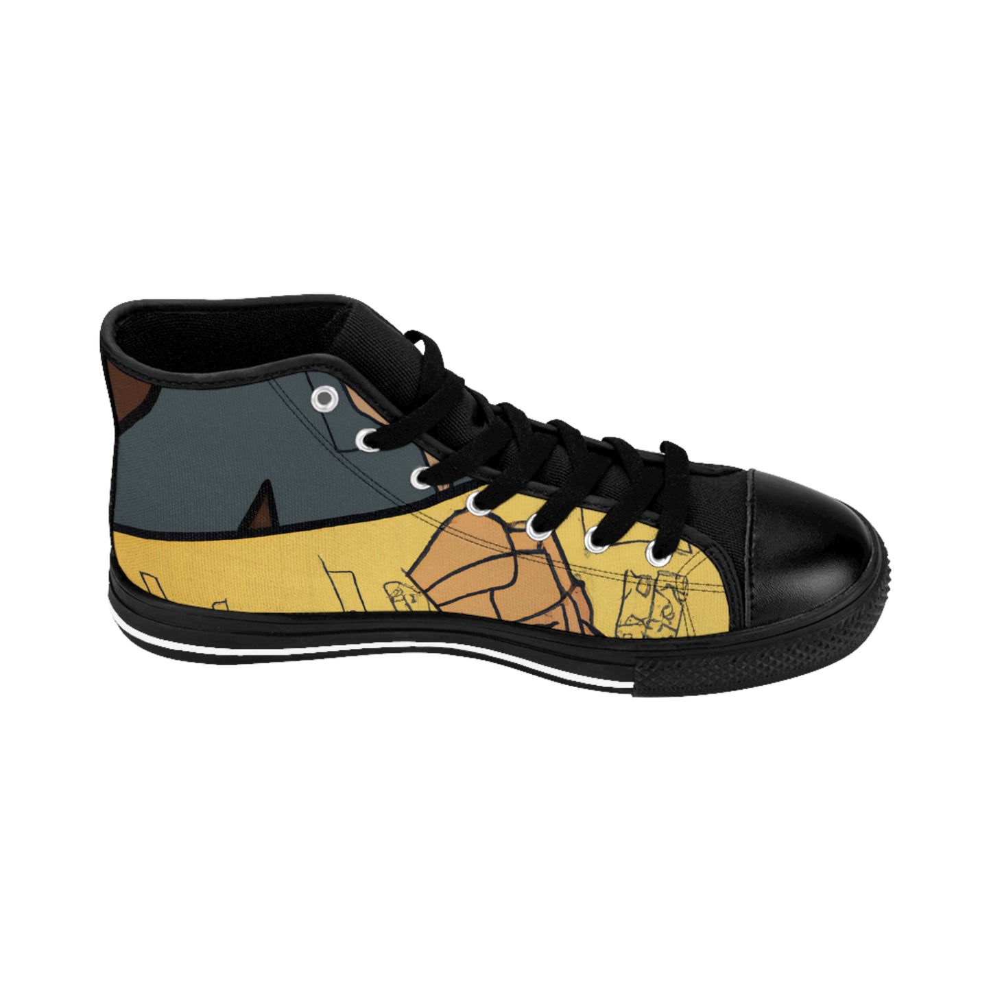 .

Samuela le Sacerdotese - Comic Book Hi Tops