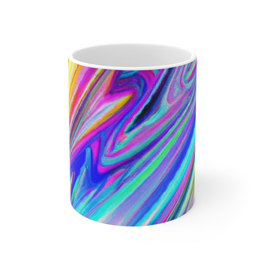 Jenny's Java - Psychedelic Coffee Cup Mug 11 Ounce