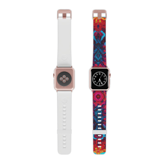 Philbert Whitmore - Trippy Hippy Boho Psychedelic Apple Wrist Watch Band