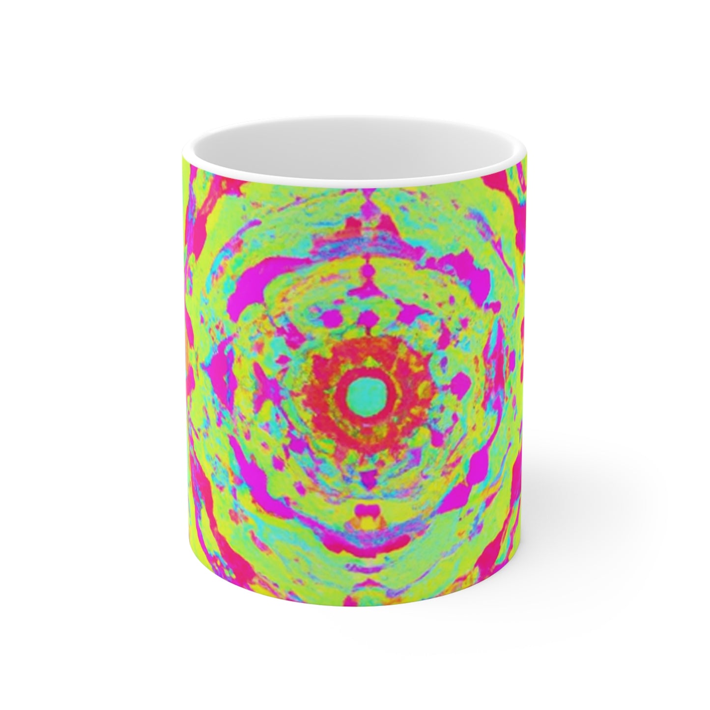 Donna's Delights Coffee Roasters - Psychedelic Coffee Cup Mug 11 Ounce