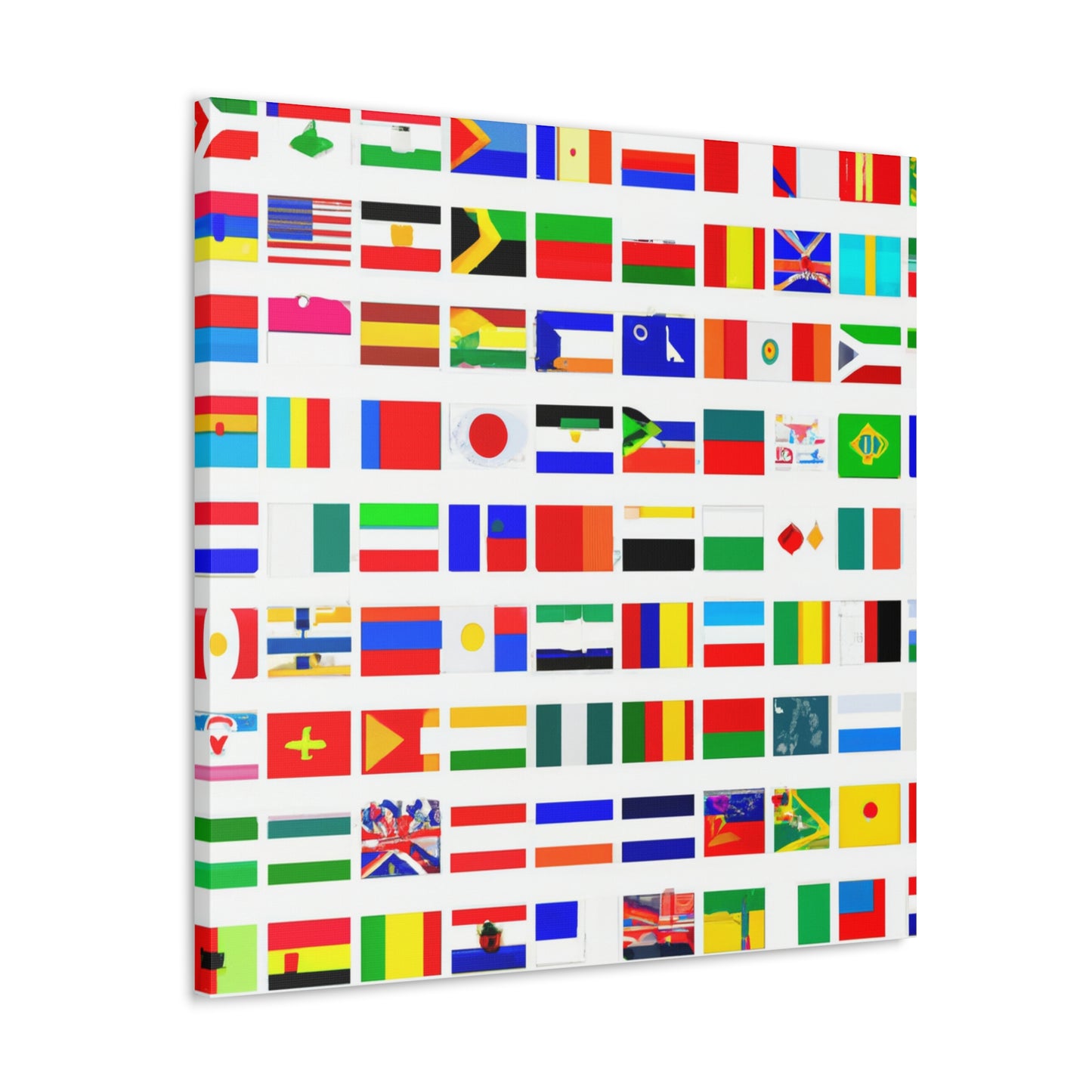 Elizabeth Oldfield - Flags Of The World Canvas Wall Art