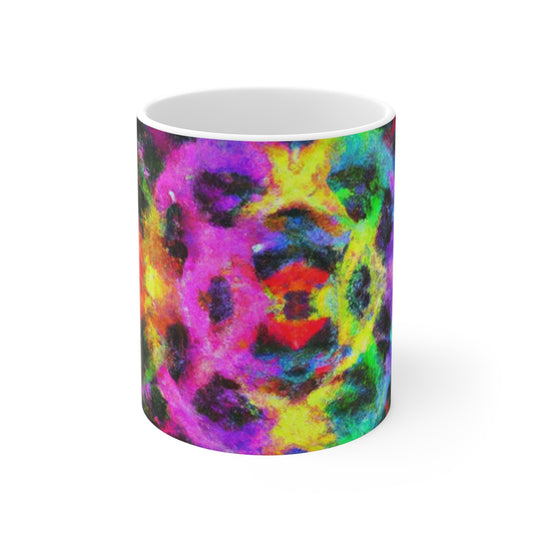 Maybelle's Morning Blend Coffee - Psychedelic Coffee Cup Mug 11 Ounce
