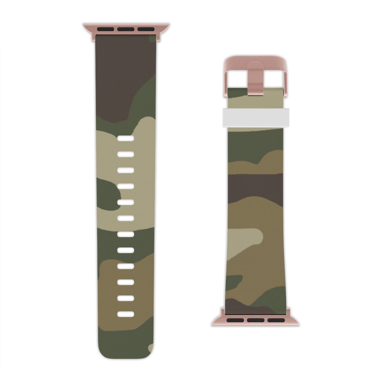 Ophelia Foulkehurst - Camouflage Apple Wrist Watch Band