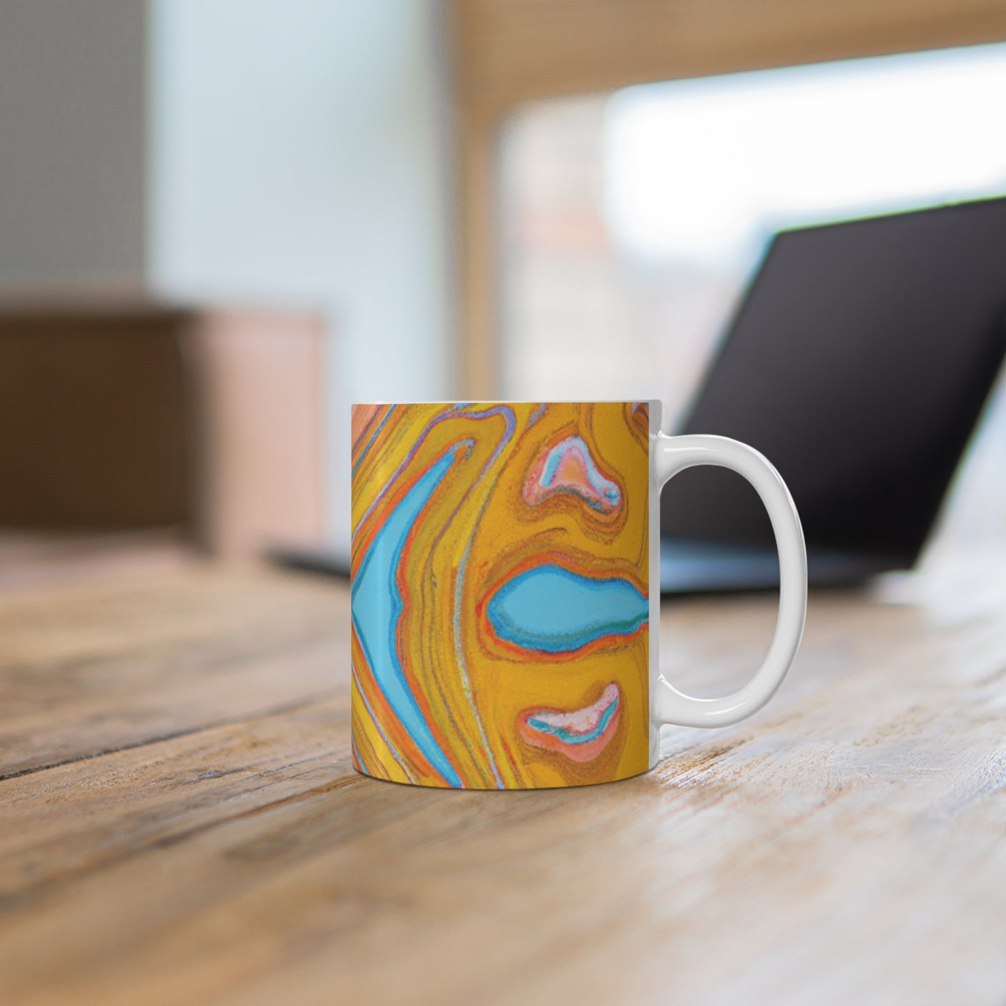 The Delecta Coffee Company - Psychedelic Coffee Cup Mug 11 Ounce