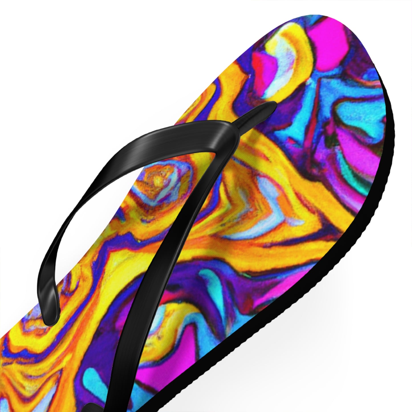 Hazel Stiles, Shoe Maker - Psychedelic Trippy Flip Flop Beach Sandals