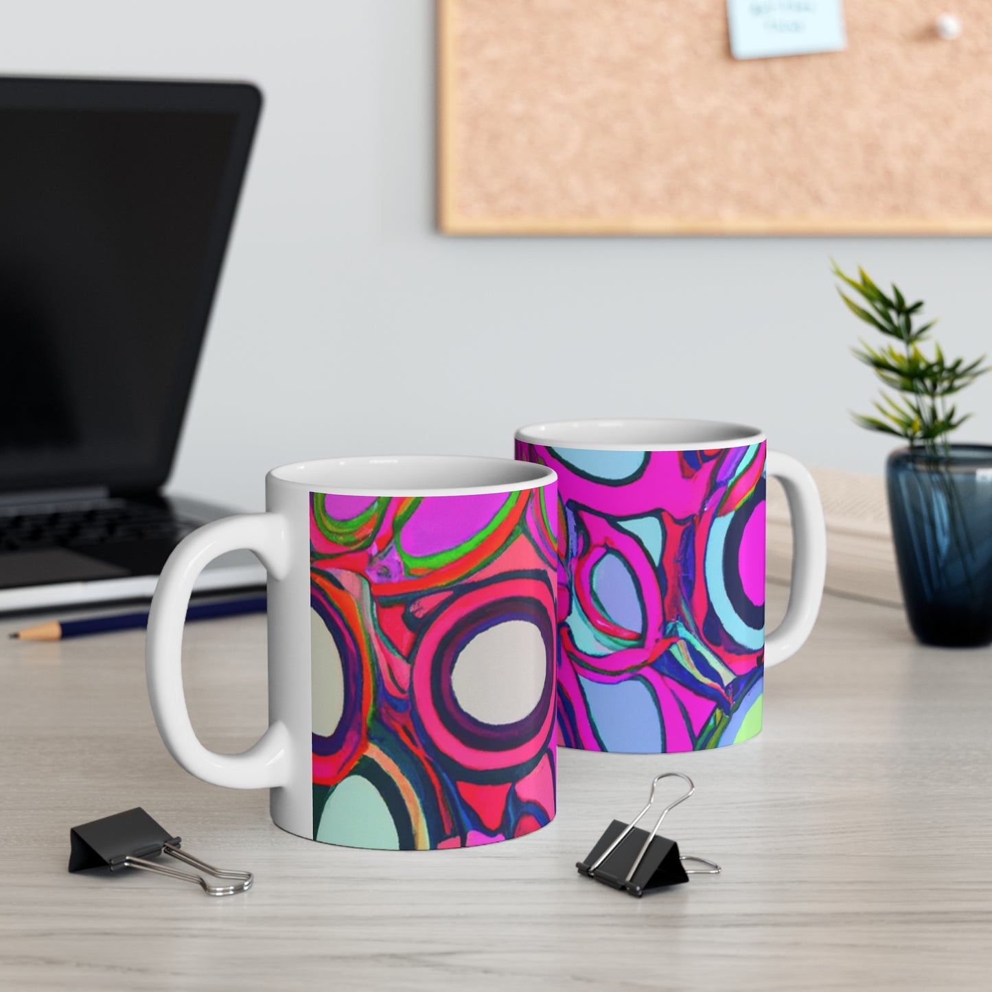 Maxwell's Java - Psychedelic Coffee Cup Mug 11 Ounce