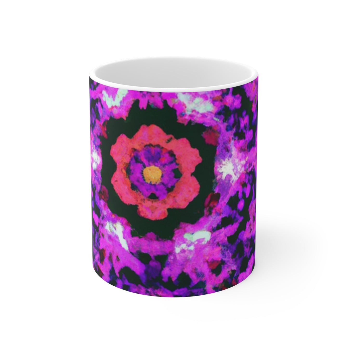 Earlie's Coffee Roasters - Psychedelic Coffee Cup Mug 11 Ounce