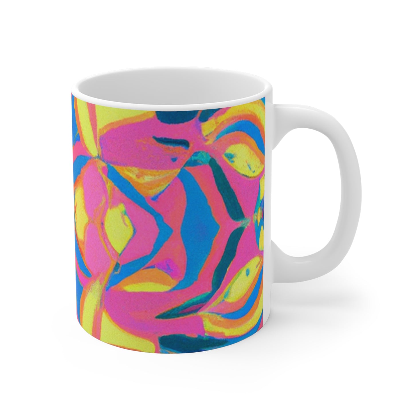 Brewmaster Frankie - Psychedelic Coffee Cup Mug 11 Ounce