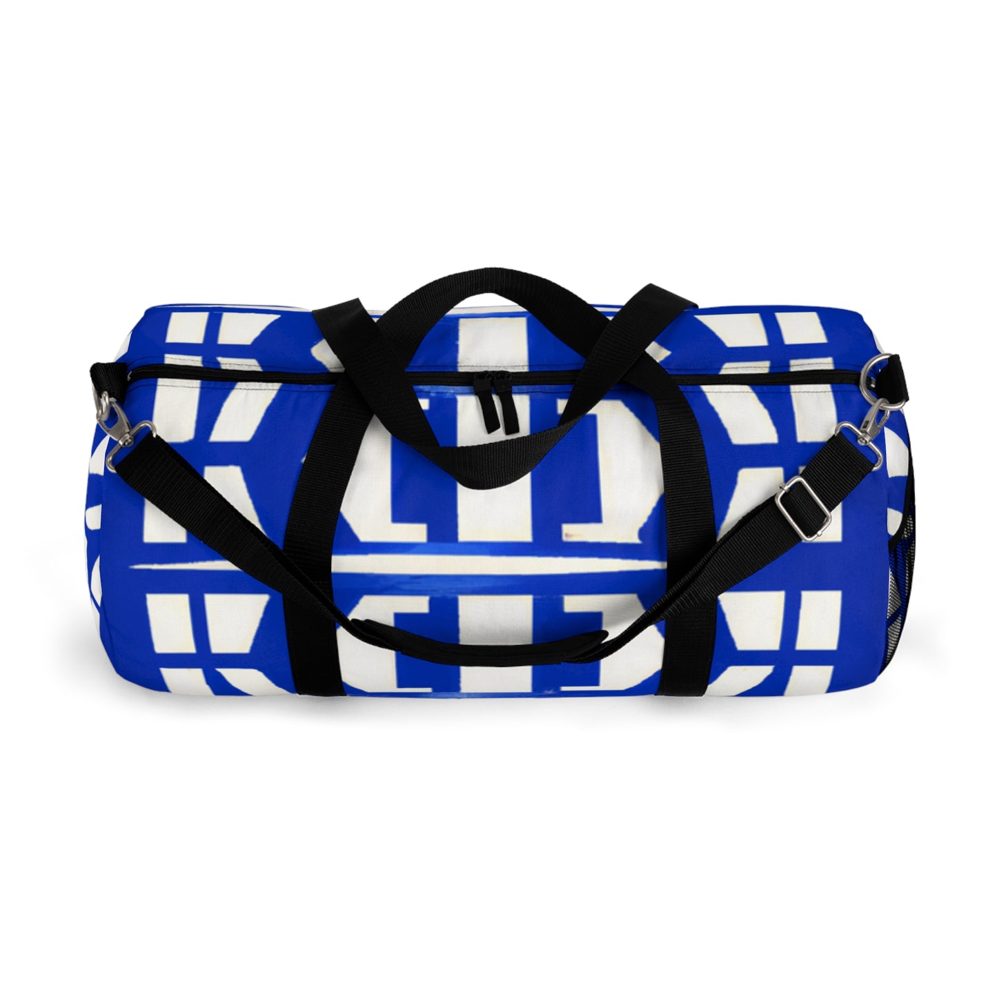 Nathaniel Coffeebean - Geometric Pattern Duffel Travel Gym Luggage Bag