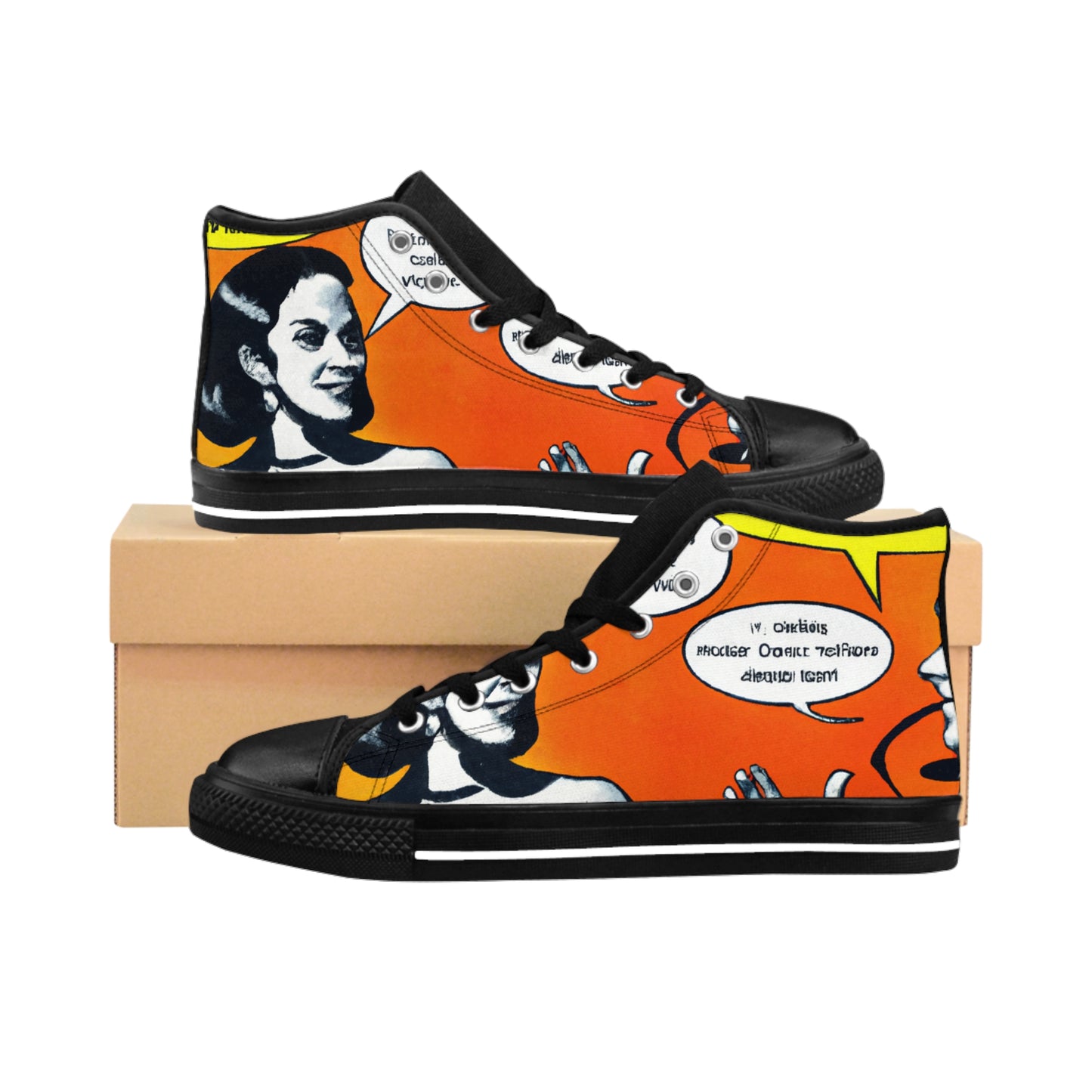 .

Ricarda de Calvados - Comic Book Hi Tops