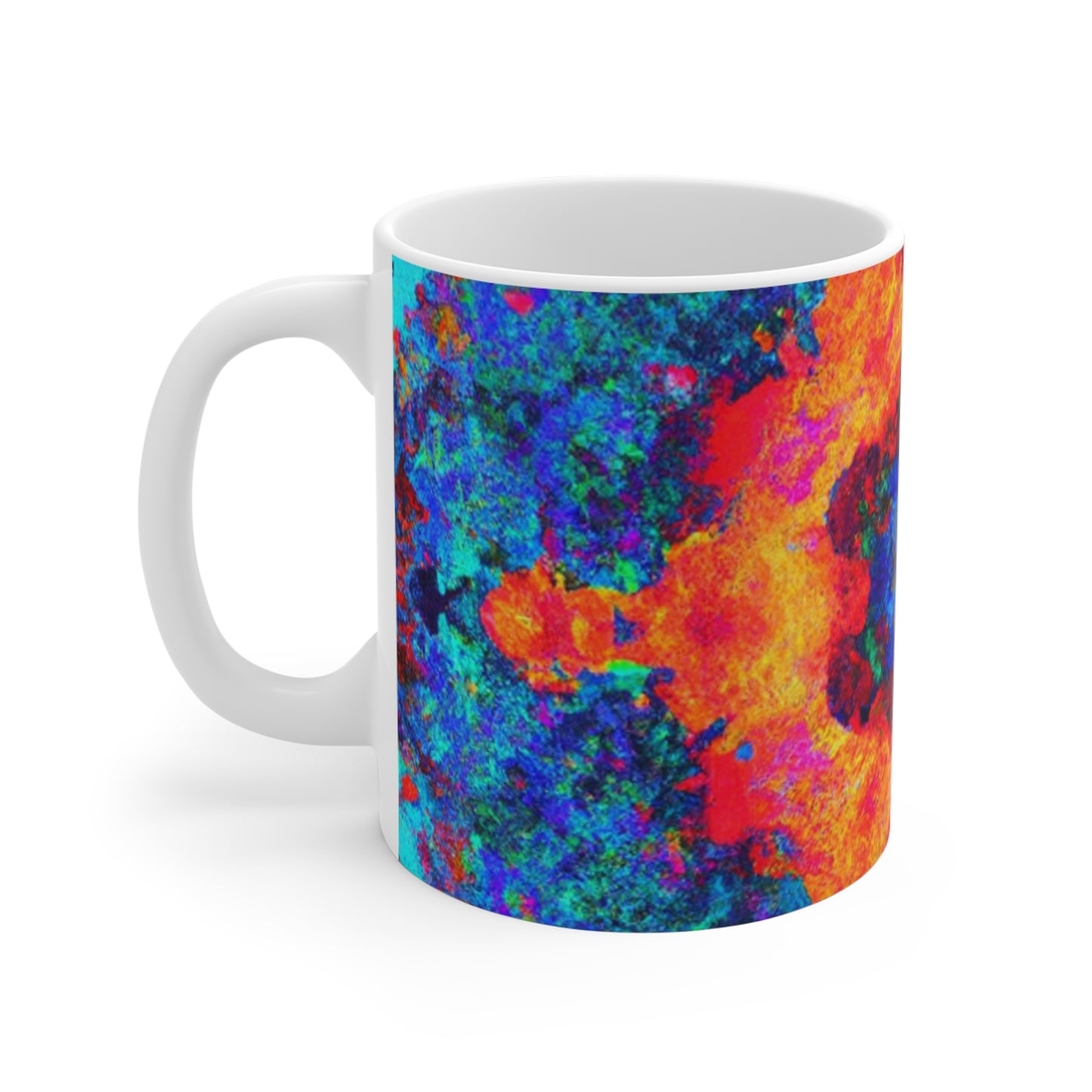 Robusta's Roasts & Joe's Java - Psychedelic Coffee Cup Mug 11 Ounce