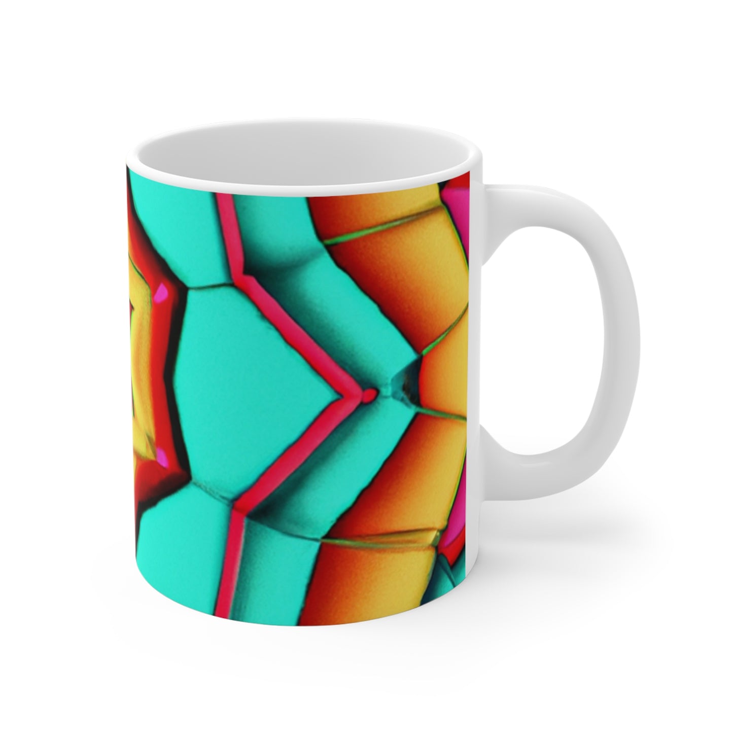 Hazel's Hot Java - Psychedelic Coffee Cup Mug 11 Ounce