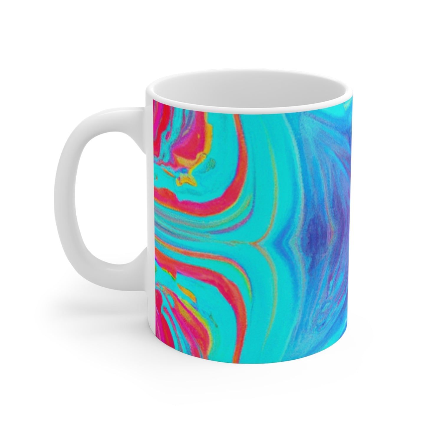 Alice's 1950s Specialty Coffee - Psychedelic Coffee Cup Mug 11 Ounce